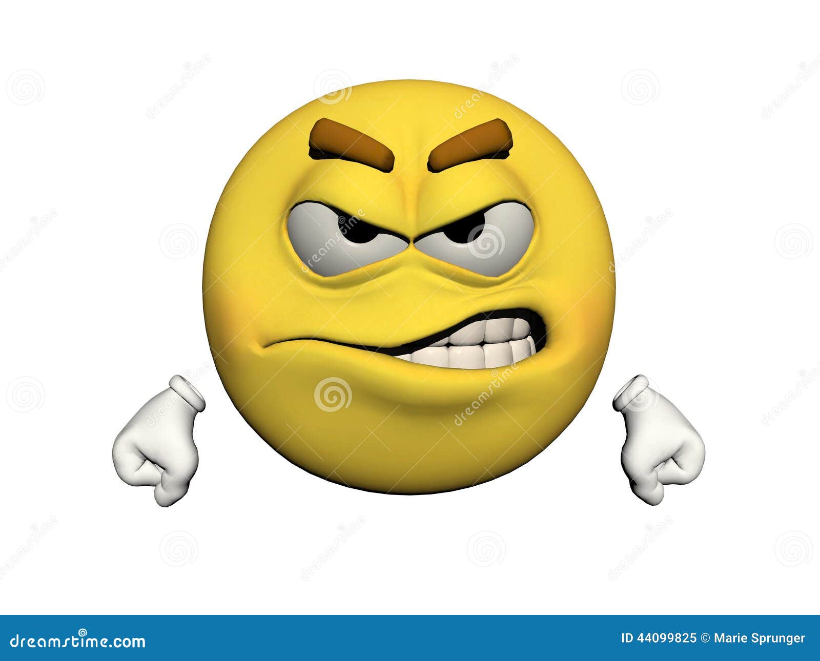 Emoticon Angry Stock Illustration Image 44099825