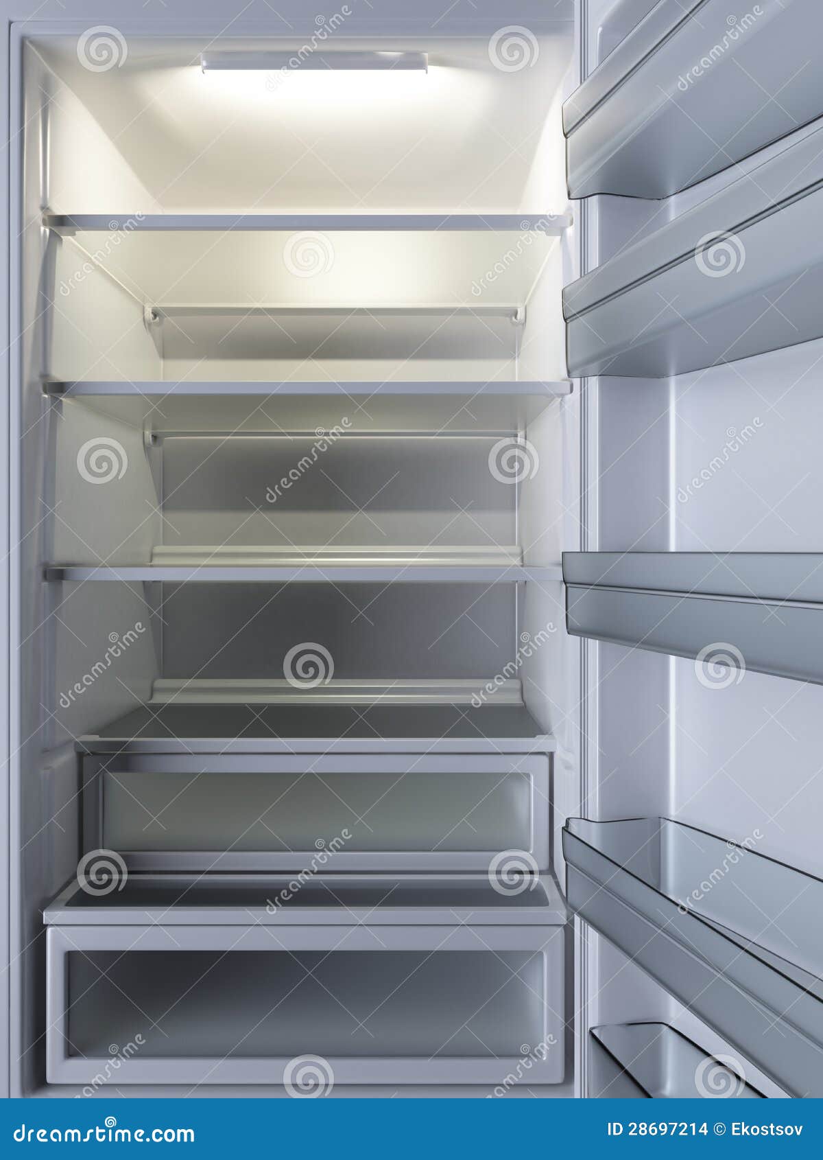 Empty Refrigerator. Stock Images - Image: 28697214