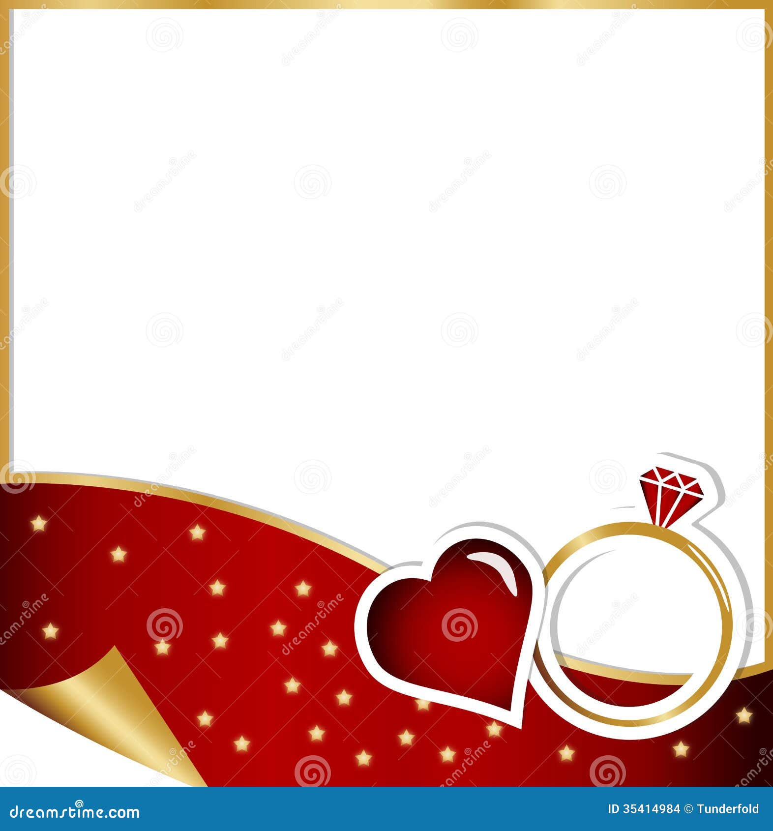 engagement card christmas concept vector illustration 35414984