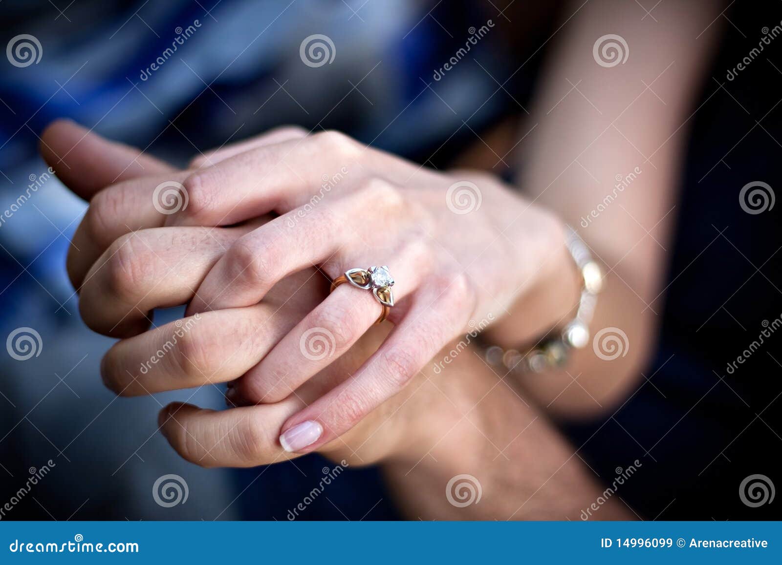 Royalty Free Stock Images: Engagement Ring Couple