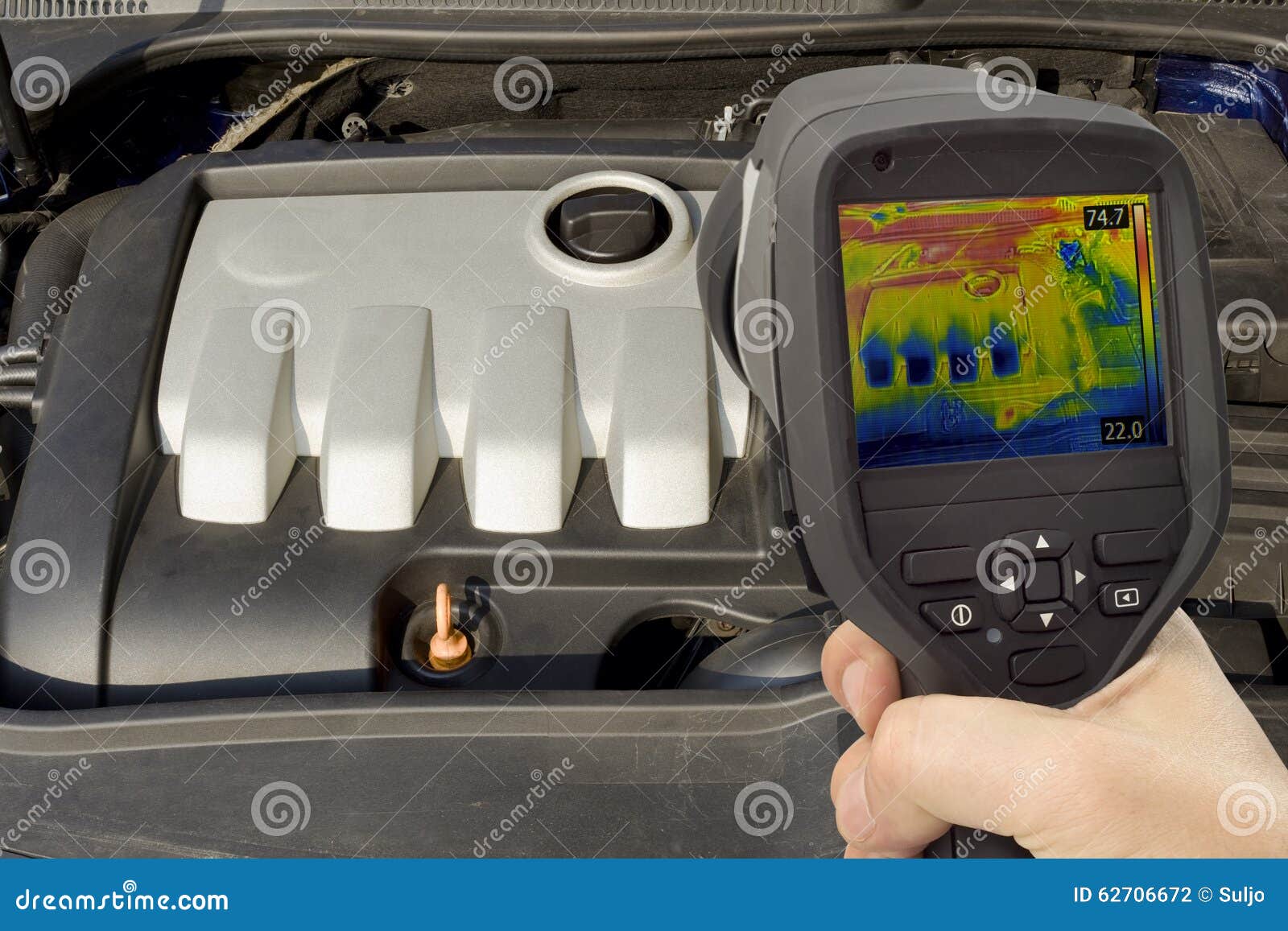 Engine Thermal Image Stock Photo  Image: 62706672