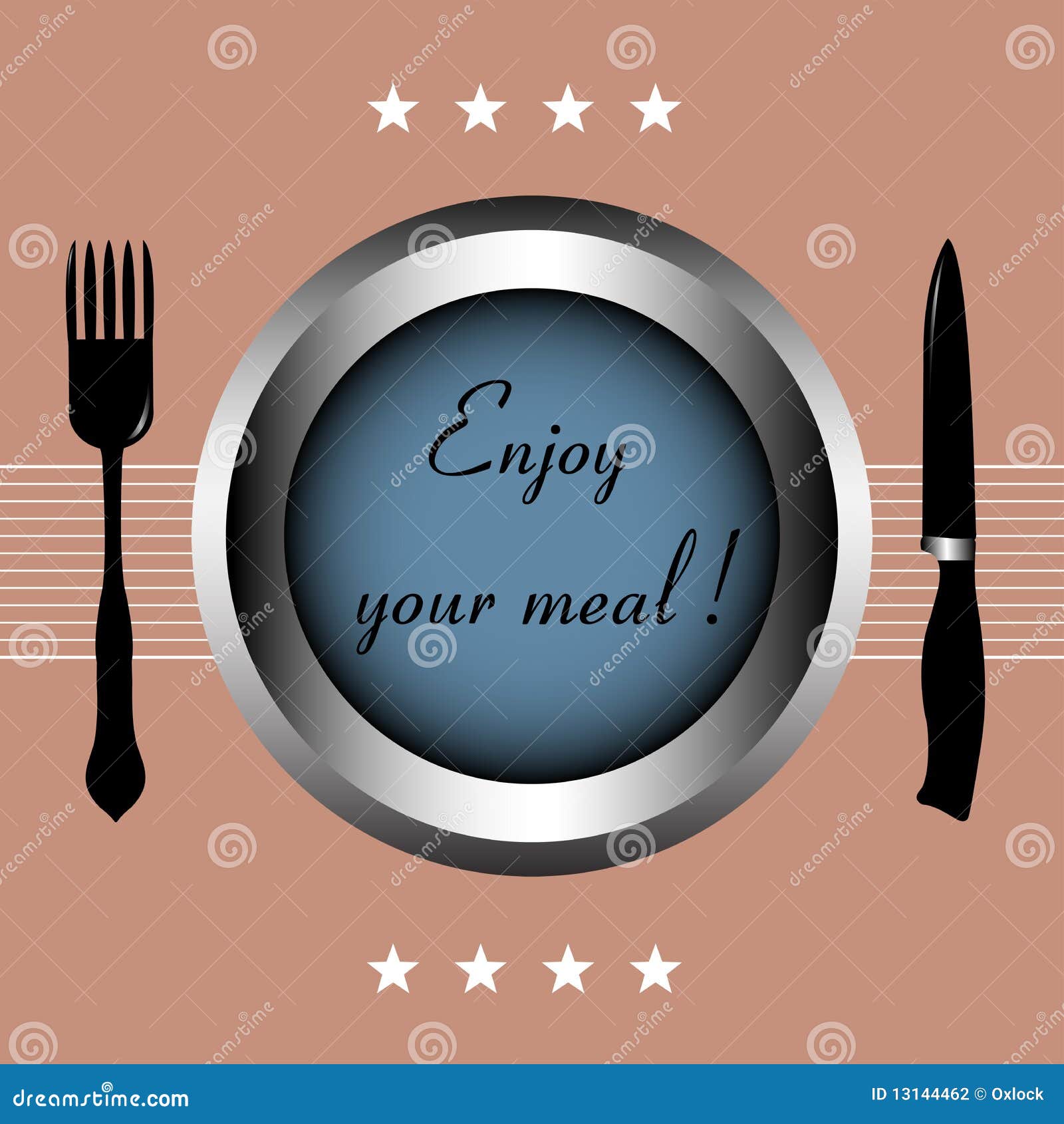 Enjoy Your Meal Stock Photography - Image: 13144462