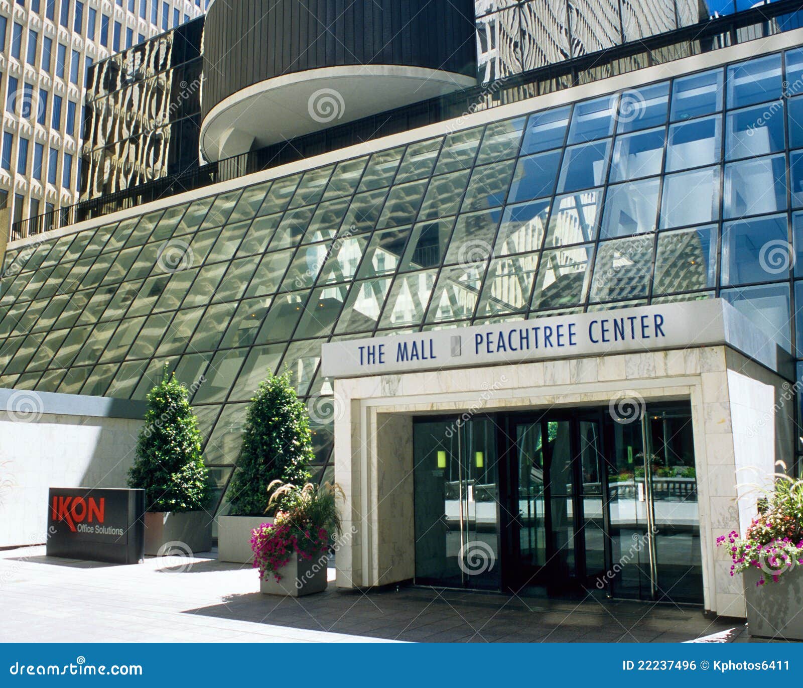 Entrance To The Mall At Peachtree Center Editorial Photo Image 22237496