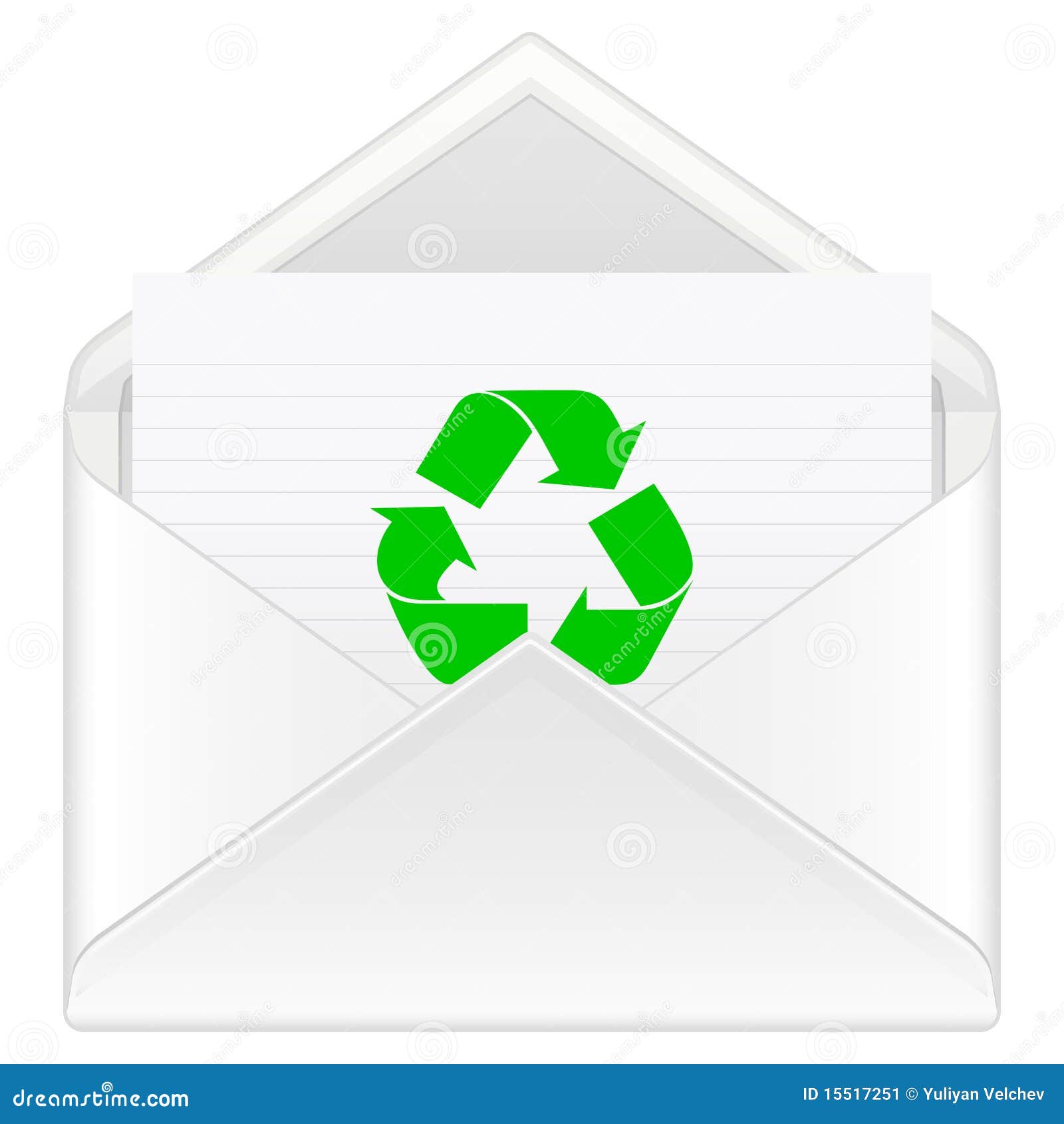 Envelope Recycle Stock Image Image 15517251