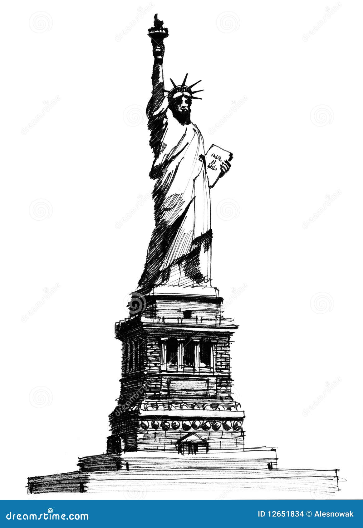 Estátua Da Liberdade Imagens de Stock - Imagem: 12651834