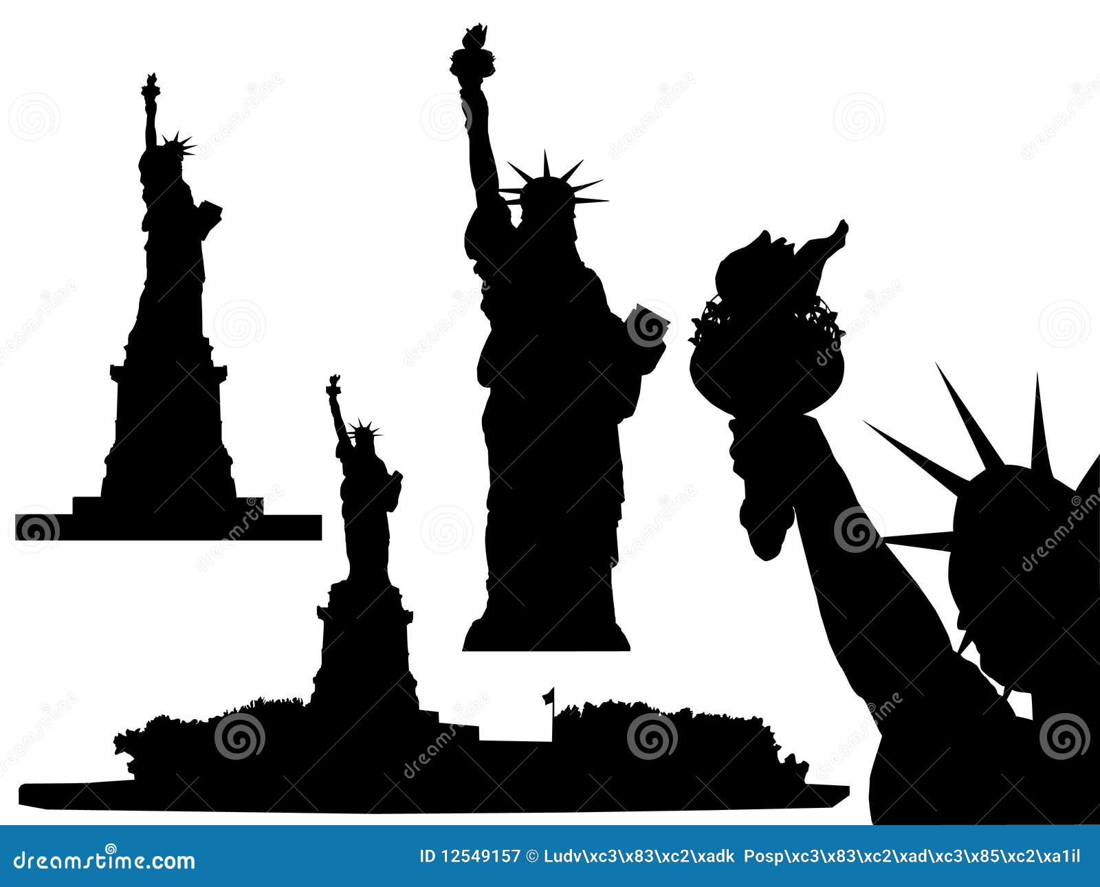 Estátua De Liberdade - Vetor Fotografia de Stock Royalty Free - Imagem