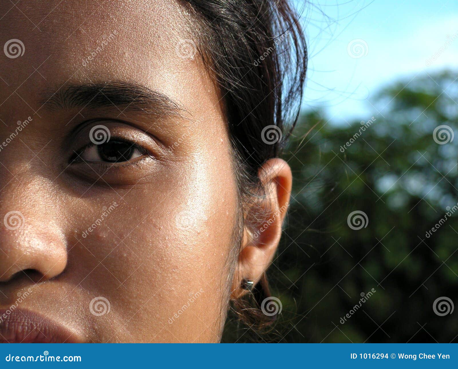 Ethnic Malay Teen Face Stock Images Image 1016294