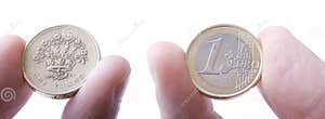Euro Versus Pound Comparison Stock Photos Image 6883683