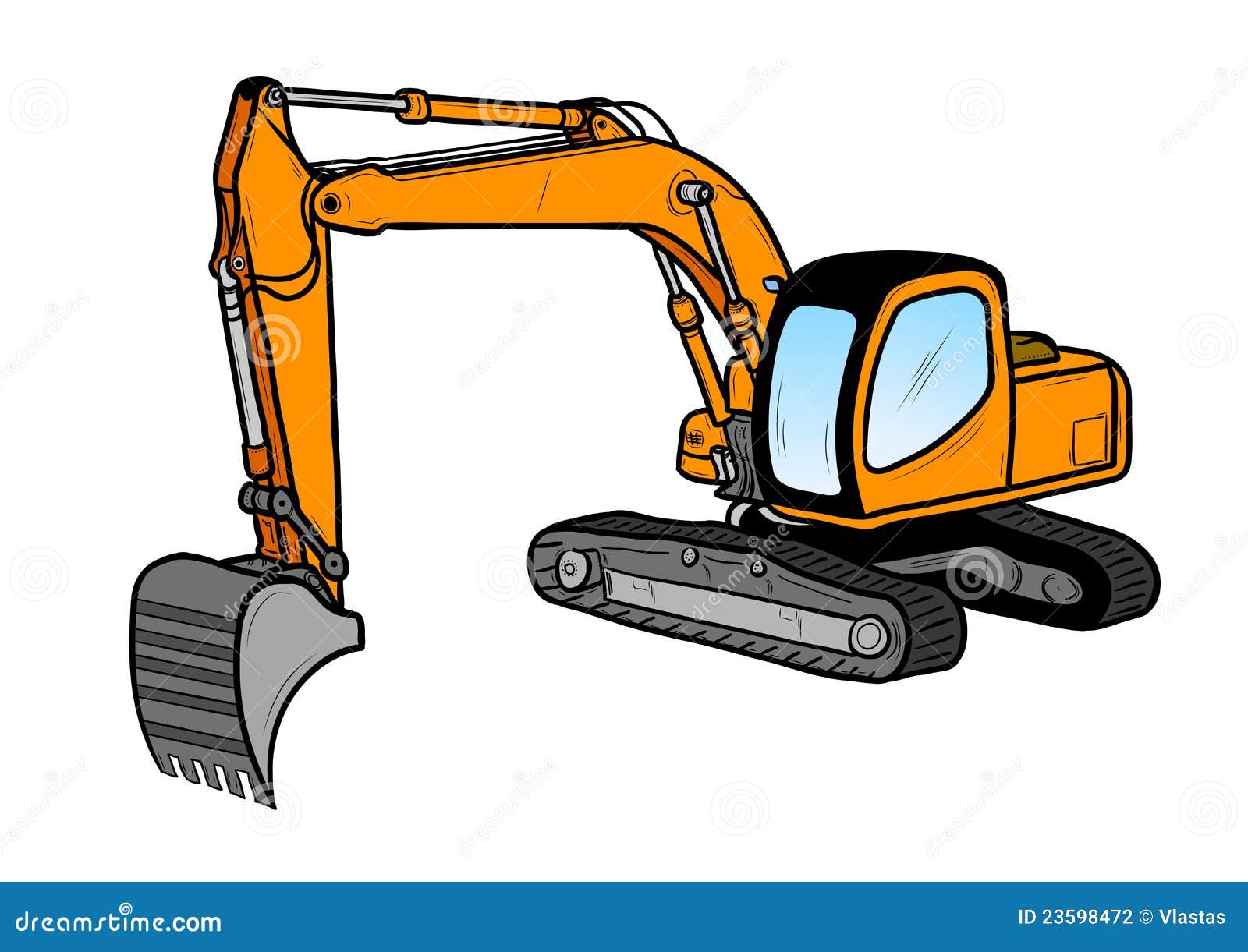 cat excavator clipart - photo #37