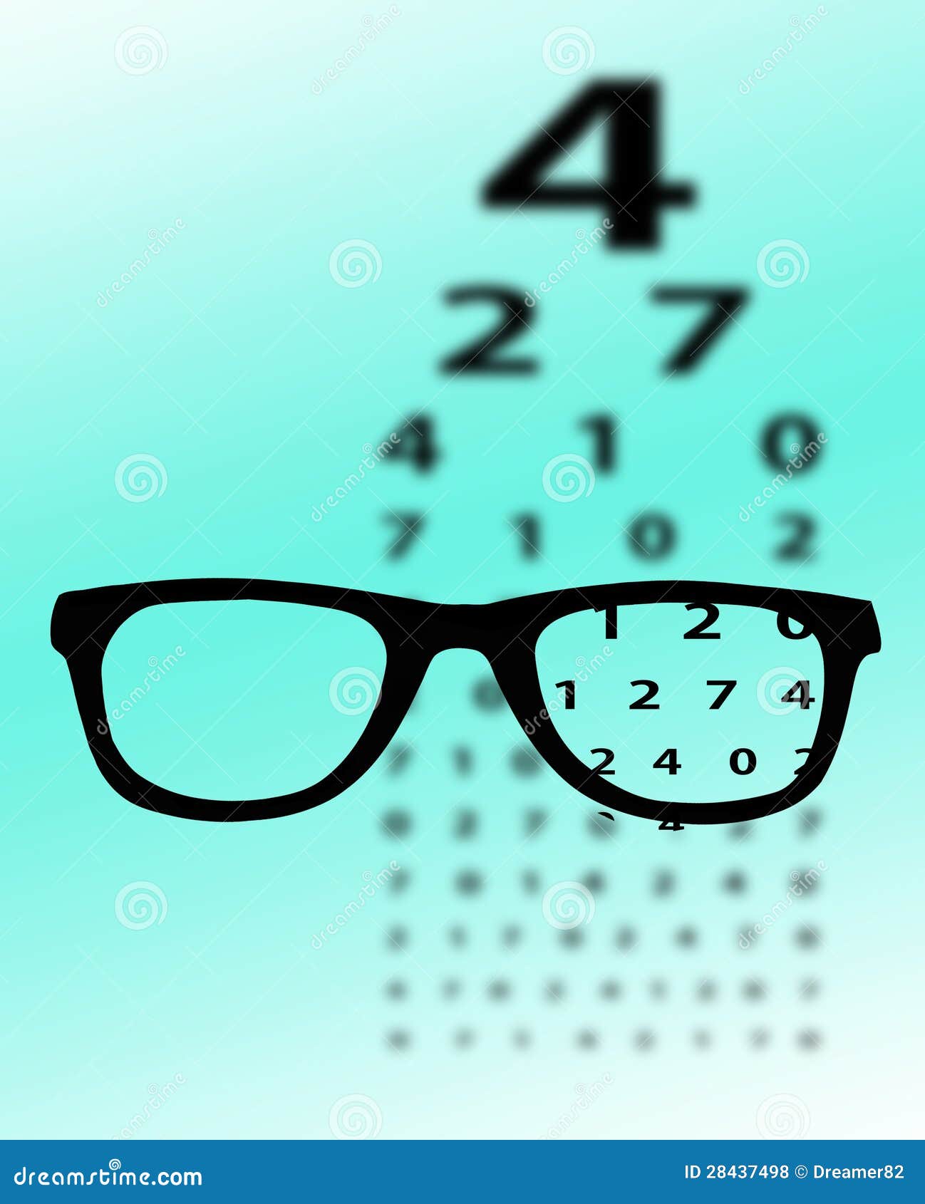 Eye Test Chart Royalty Free Stock Photos Image 28437498
