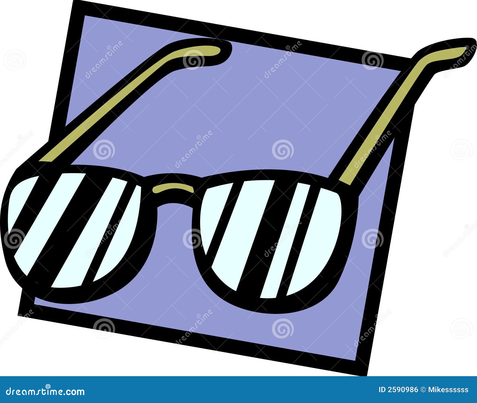 Eyeglasses Or Sunglasses Vector Illustration Royalty Free ...