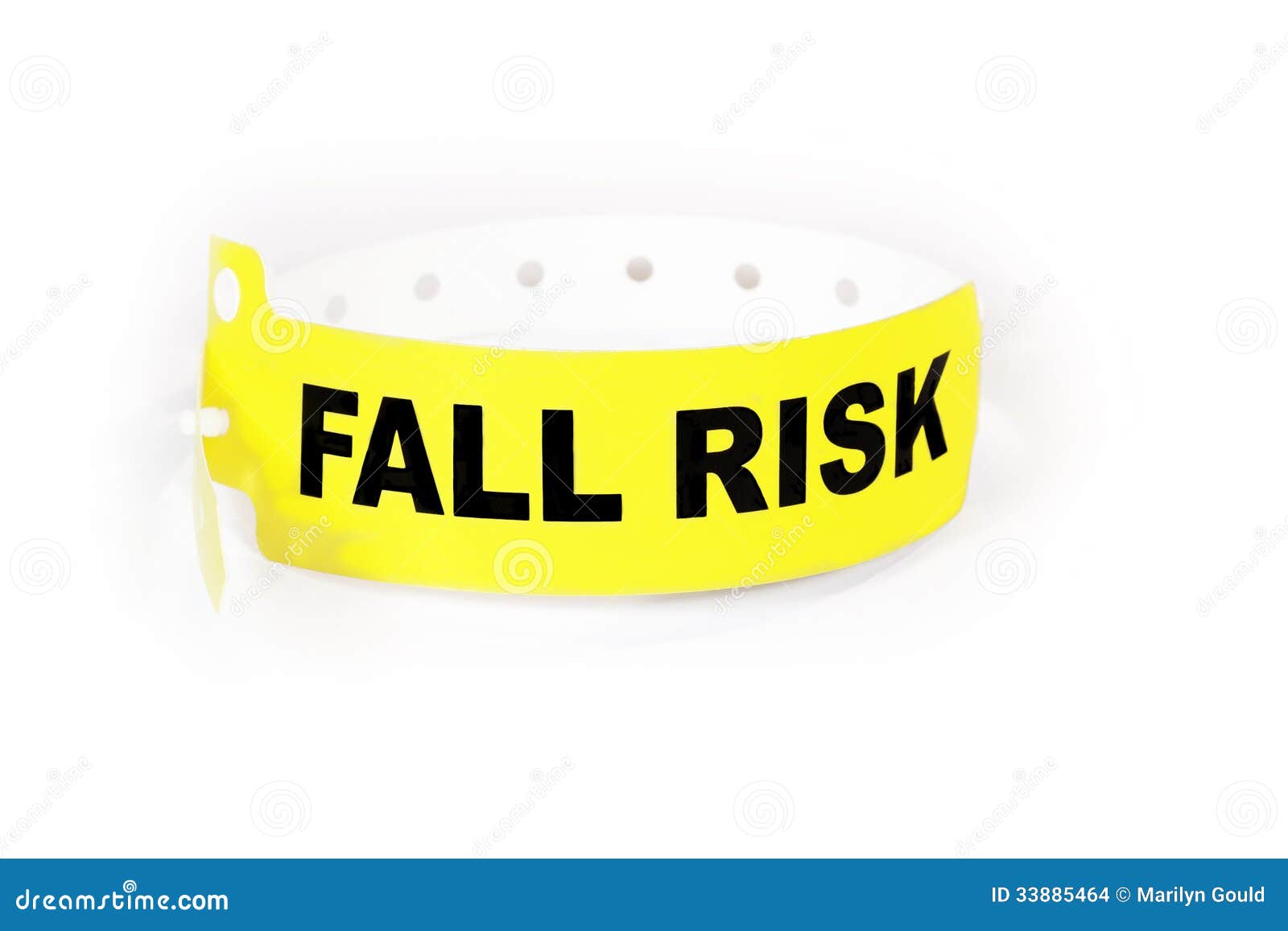 Fall Risk Patient ID Band Stock Images - Image: 33885464