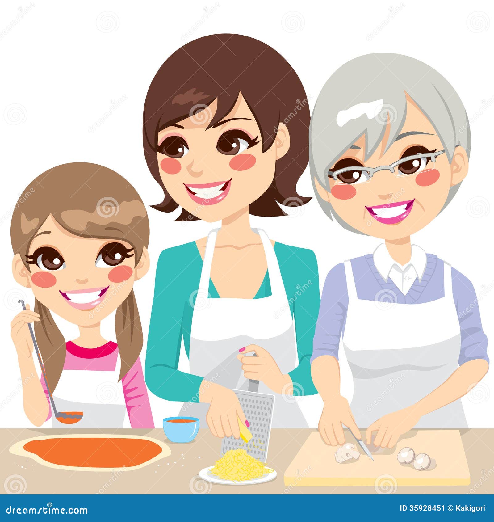 family cooking clipart - photo #41