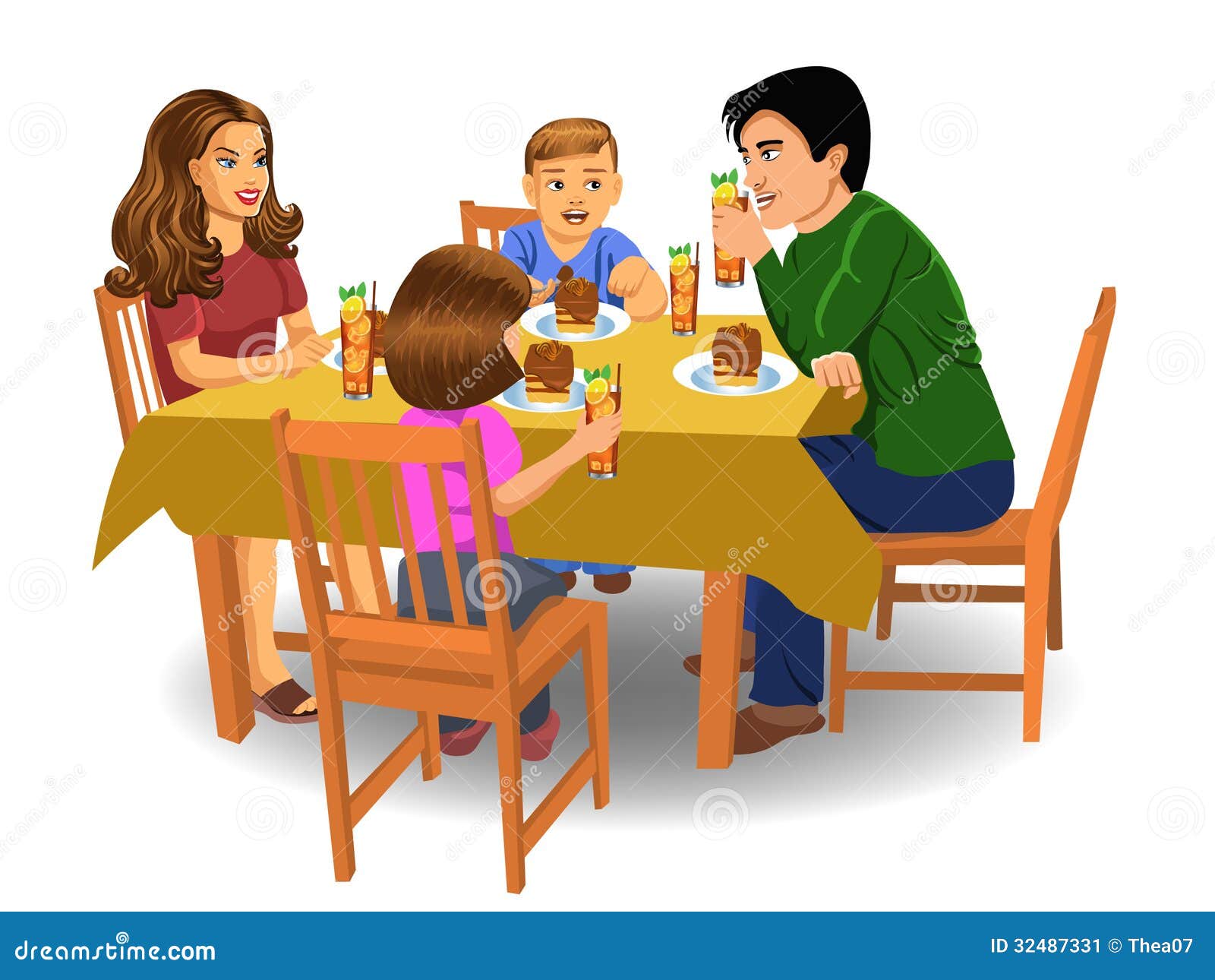 clipart family meal - photo #16