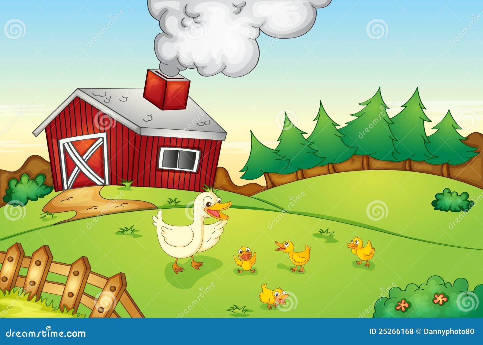 clip art illustrations farmhouse - photo #23