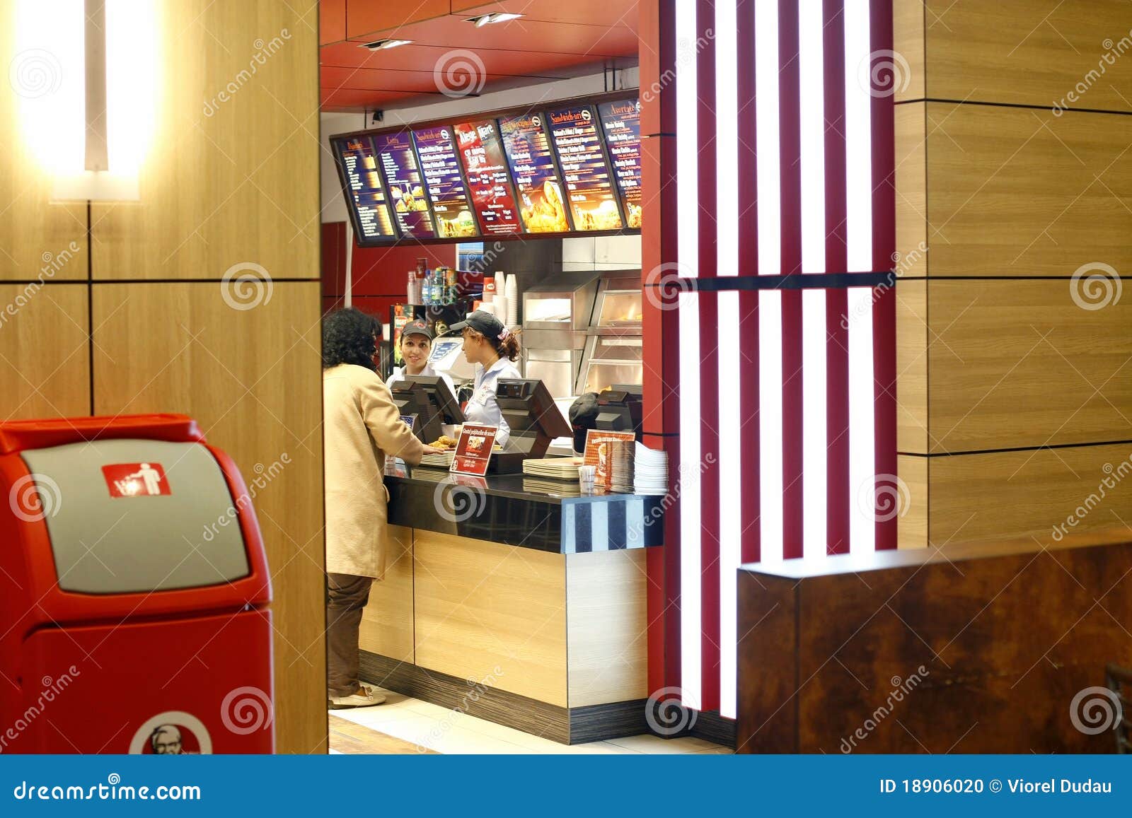 Fast Food Restaurant Interior