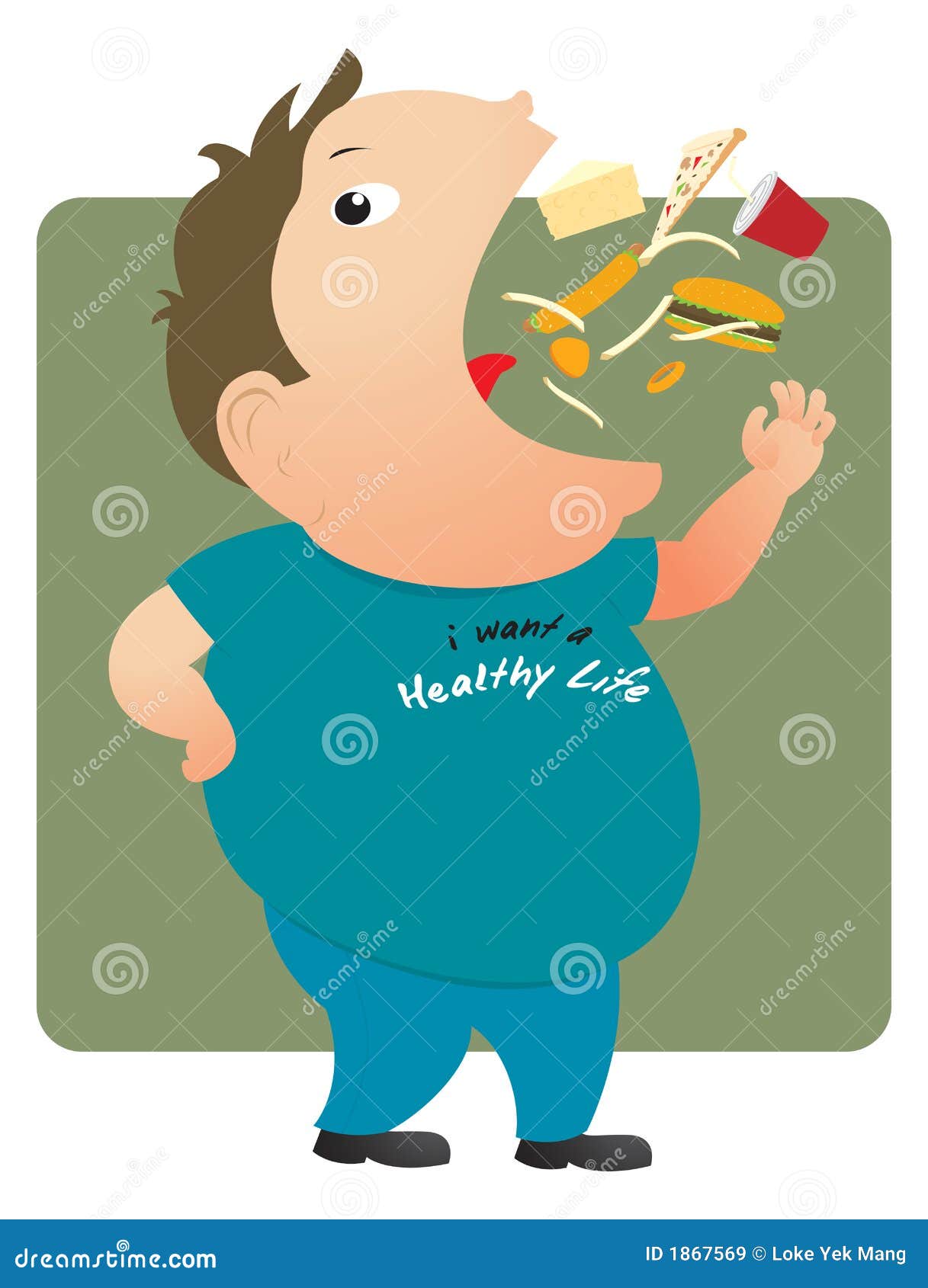 clipart fat man eating - photo #46