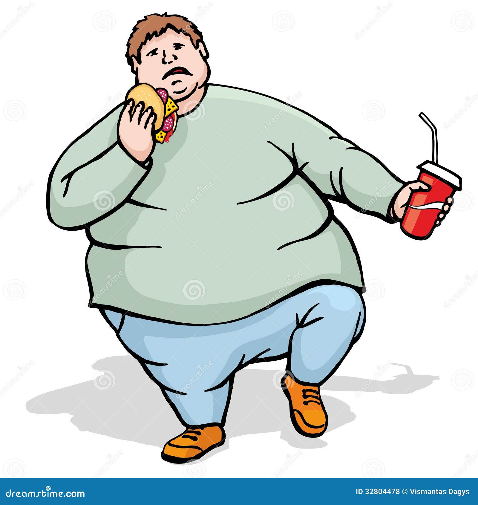 Clip Art Of Fat People 113