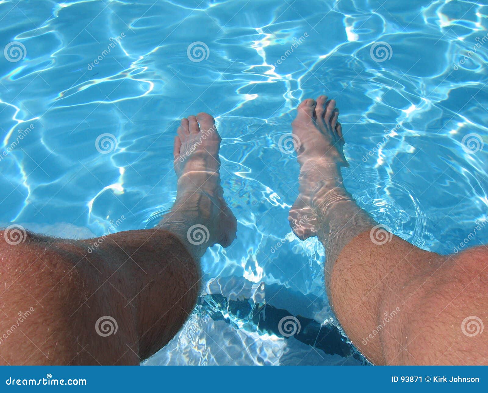 feet in pool