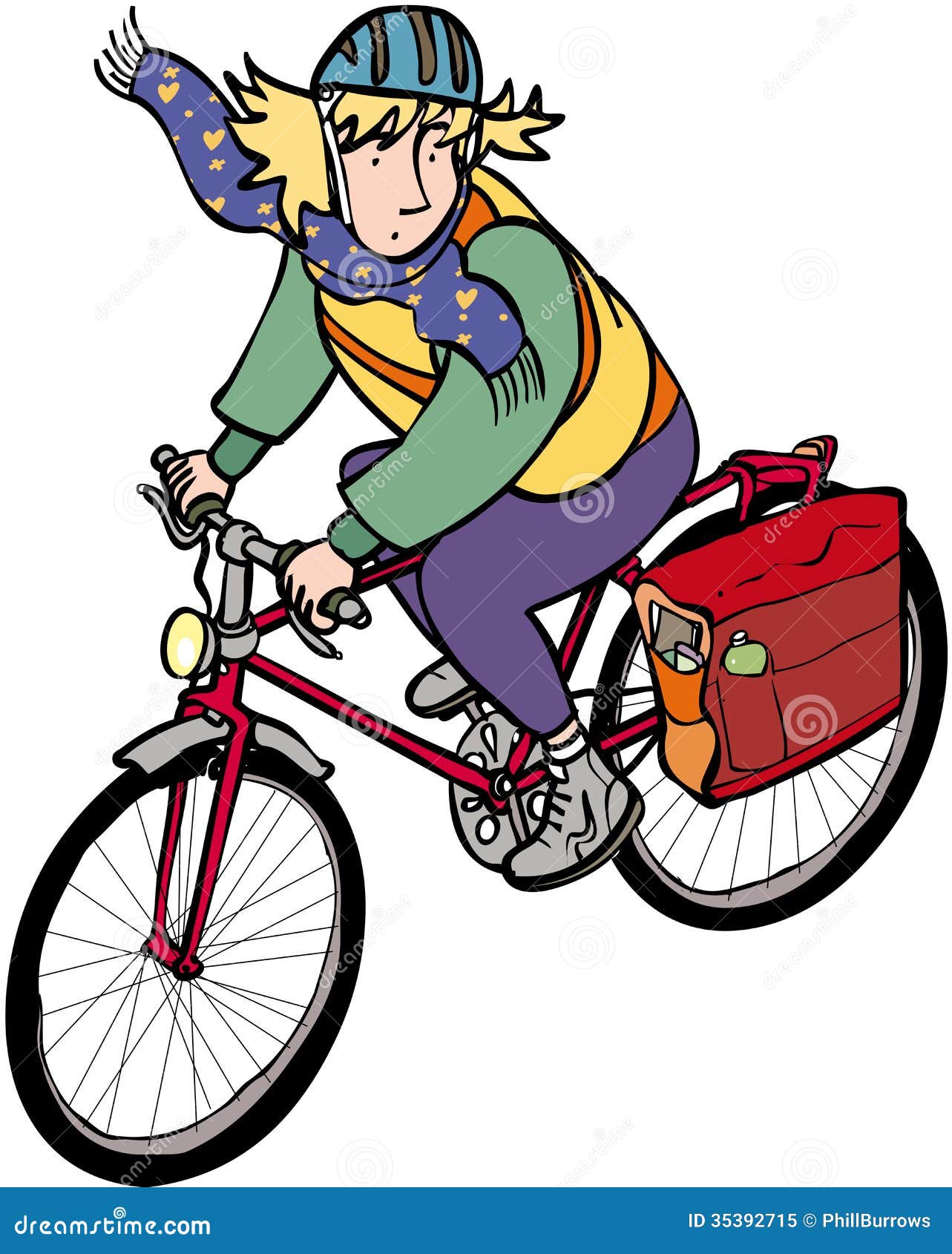 girl on bike clipart - photo #27