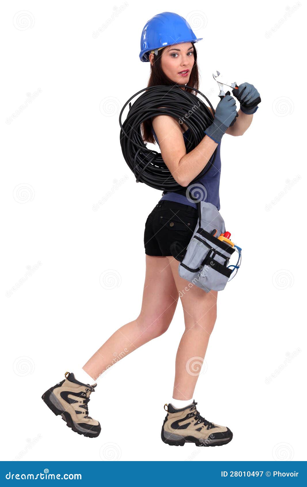 Female Electrician Royalty Free Stock Photography - Image ...
