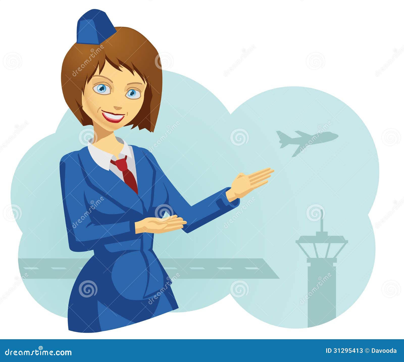 free clipart flight attendant - photo #47