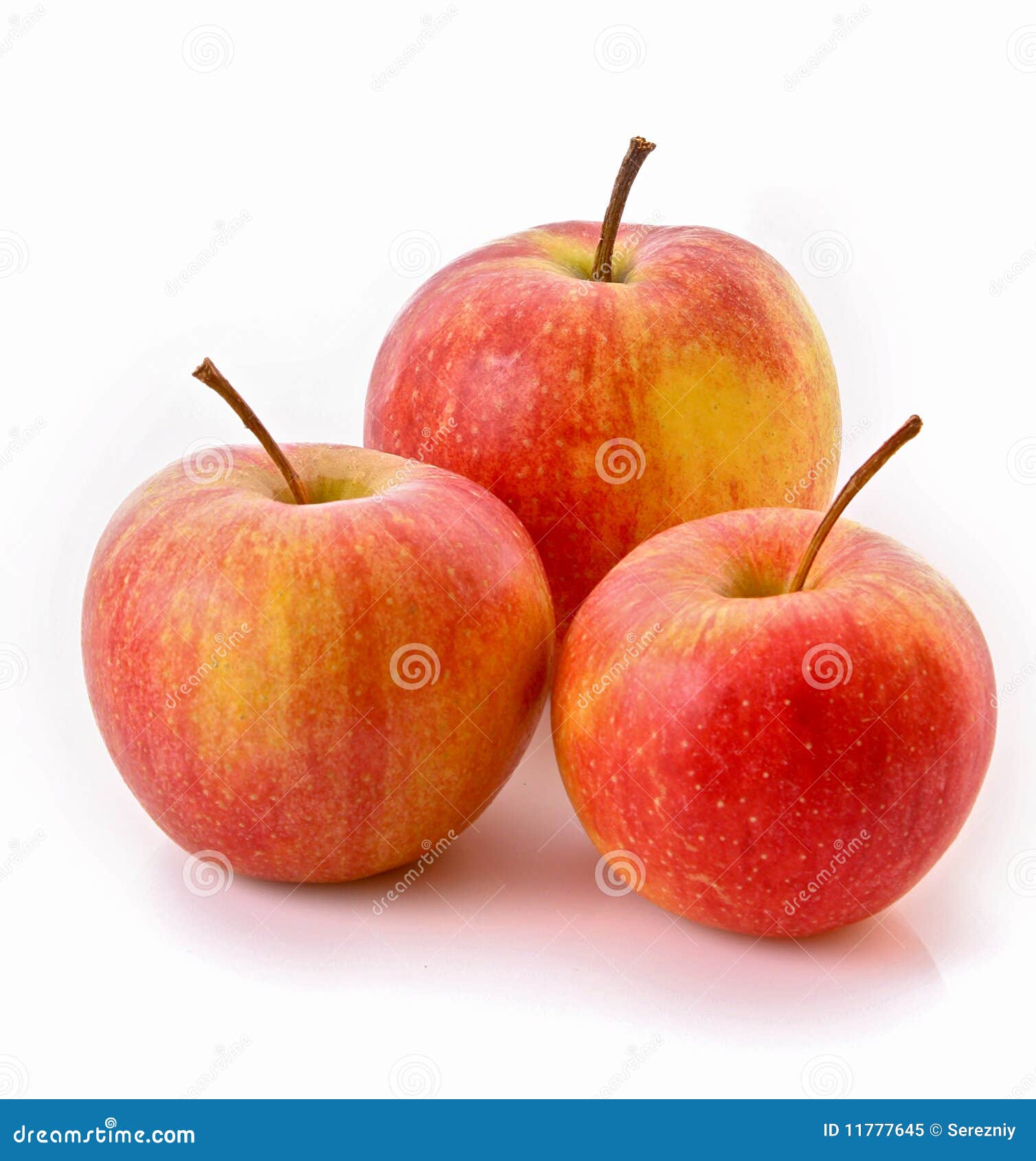 Few Ripe Red Apples Isolated Royalty Free Stock Photo Image 11777645