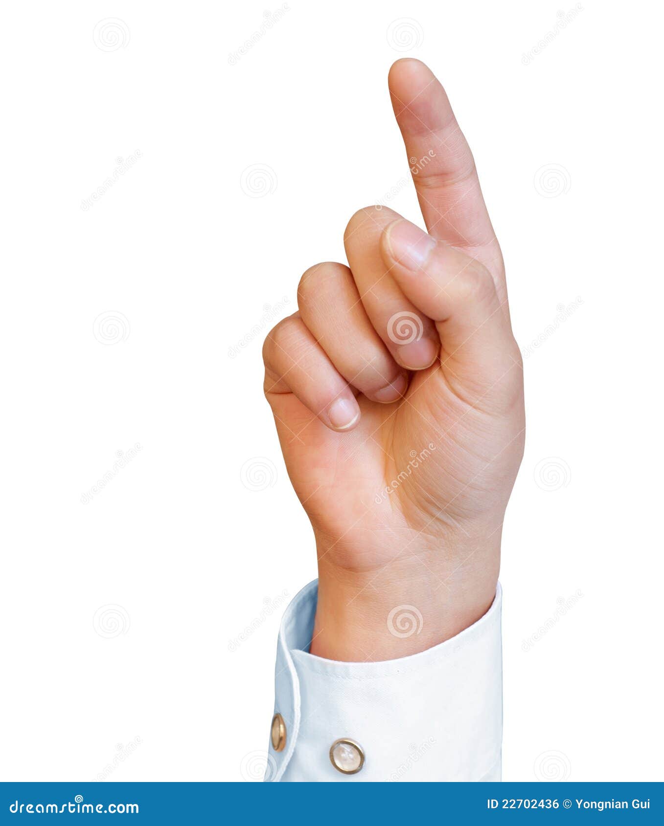 Finger Pressing A Button Royalty Free Stock Image Image 22702436