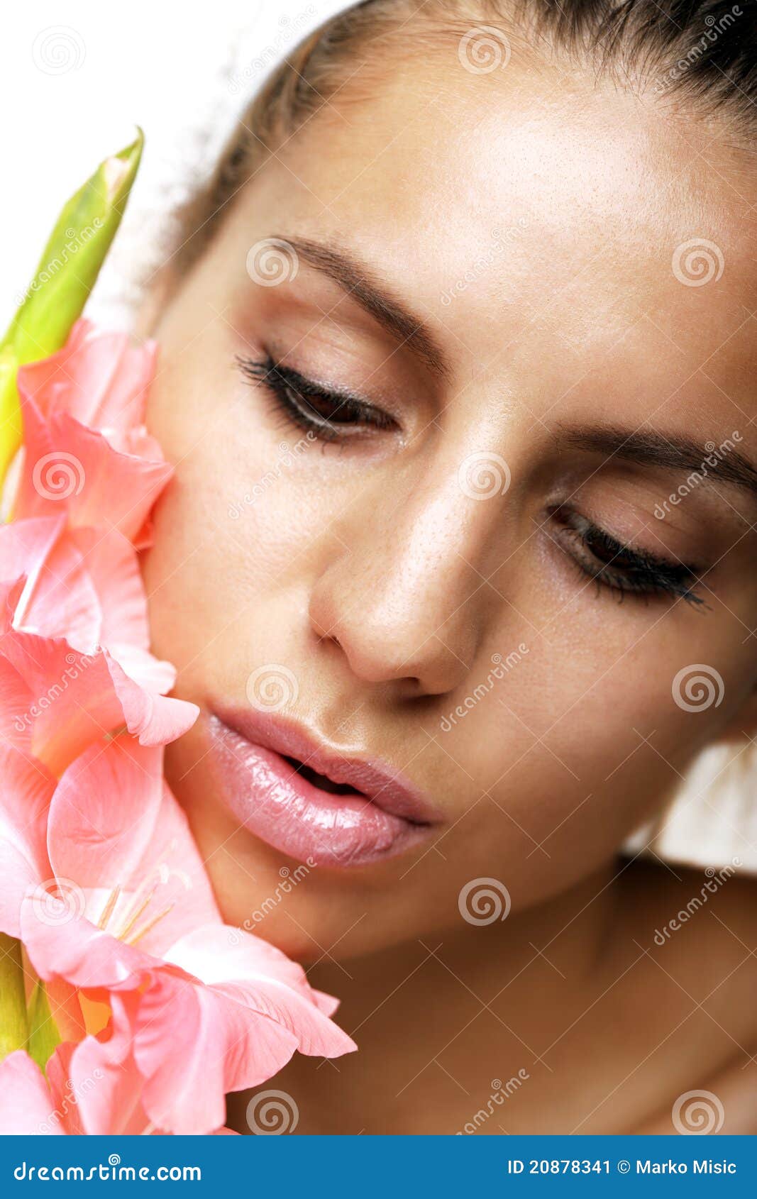 Fiore bello dell orchidea della tenuta della ragazza in sue mani - fiore-bello-dell-orchidea-della-tenuta-della-ragazza-sue-mani-20878341
