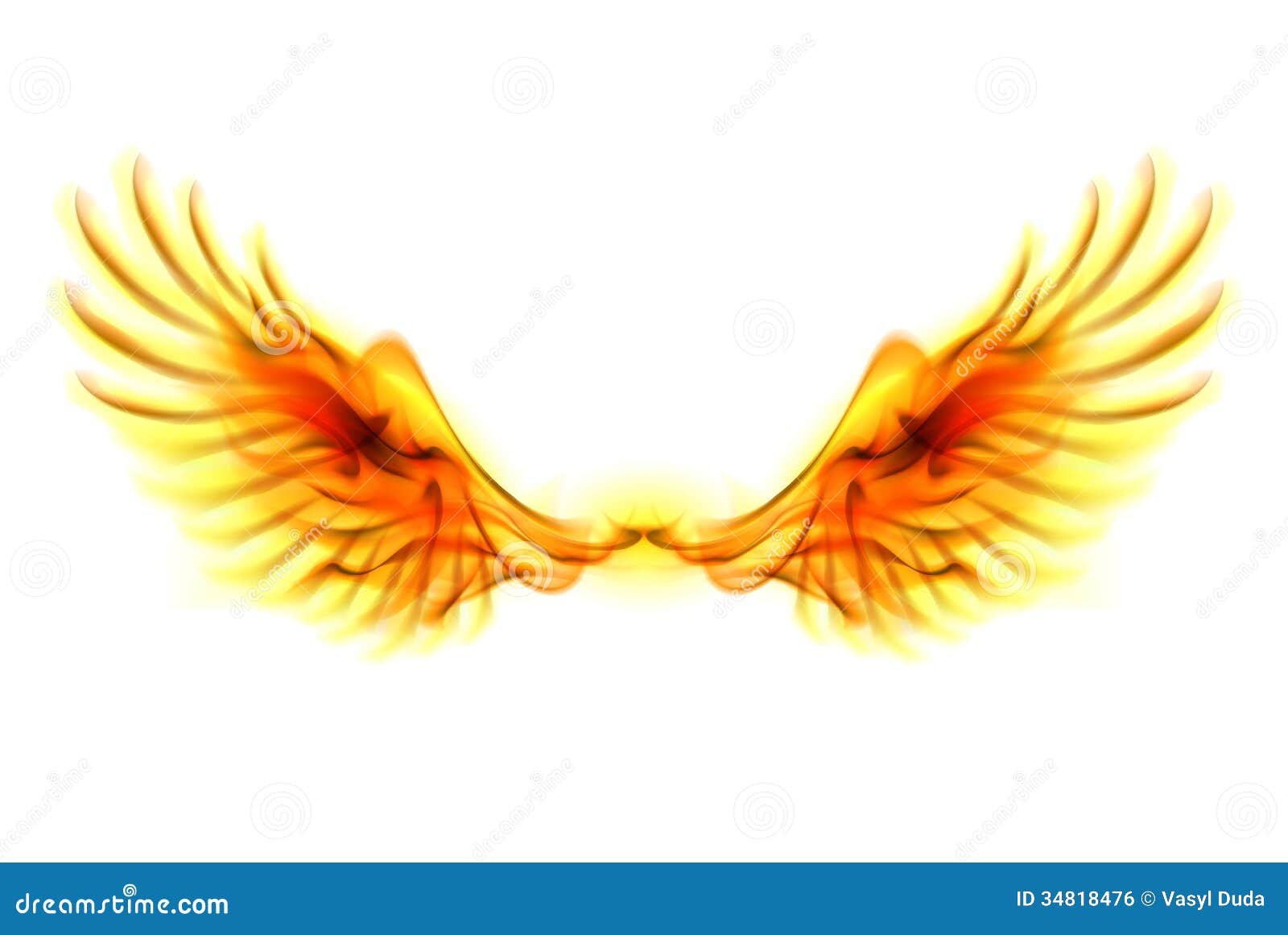 Fire Wings. Royalty Free Stock Image - Image: 34818476