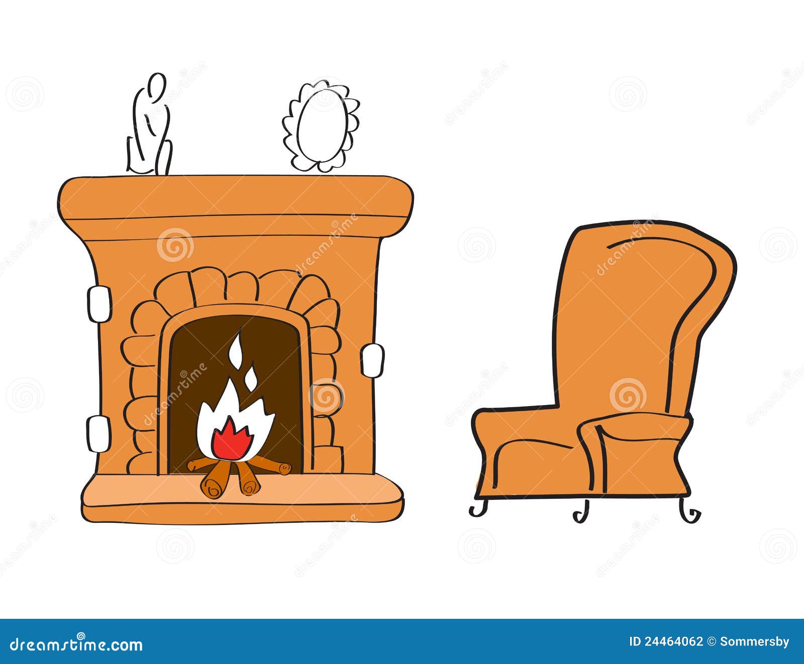 clipart fireplace - photo #33