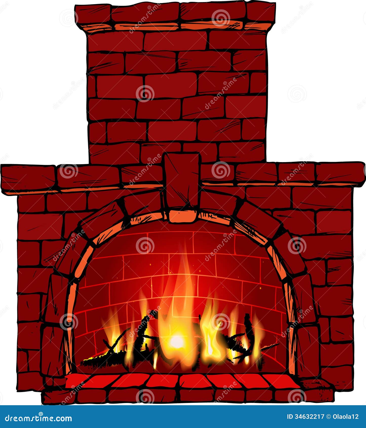 free clip art fireplace - photo #6