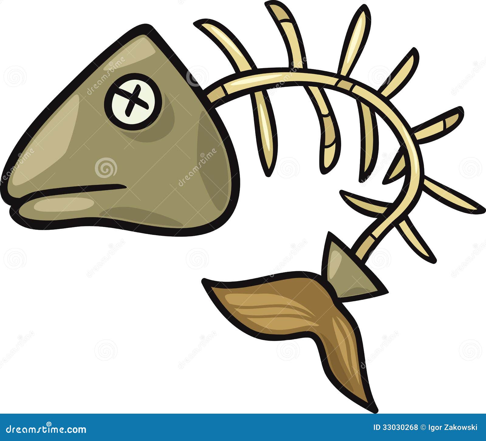 clip art fish skeleton - photo #44