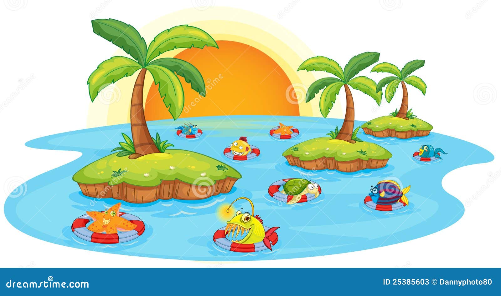 fishpond clipart