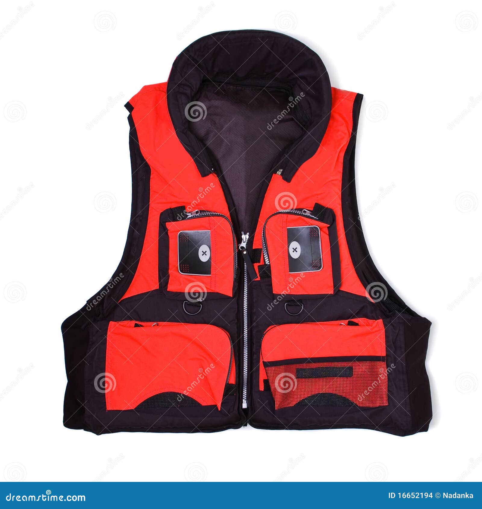 More similar stock images of ` Fisherman life jacket with pockets `