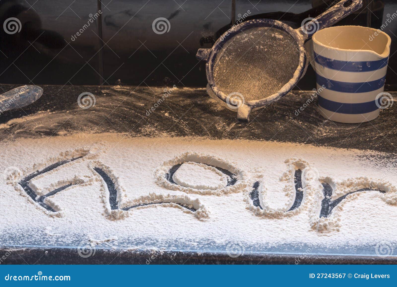 flour for baking royalty free stock photography image food preparation area
