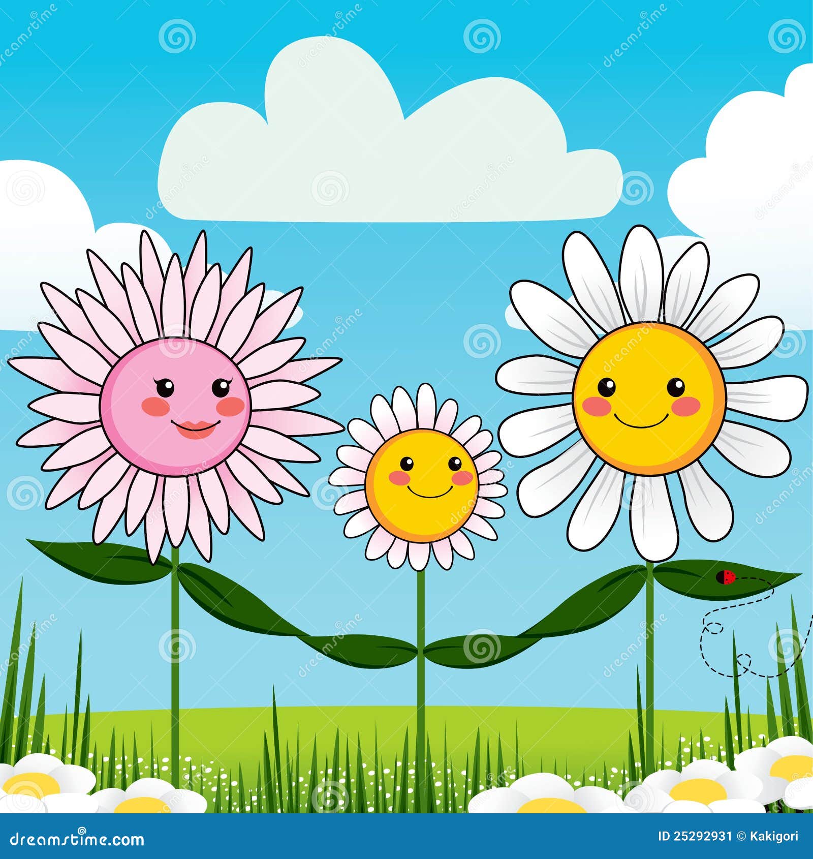 Flower Family Stock Image - Image: 25292931