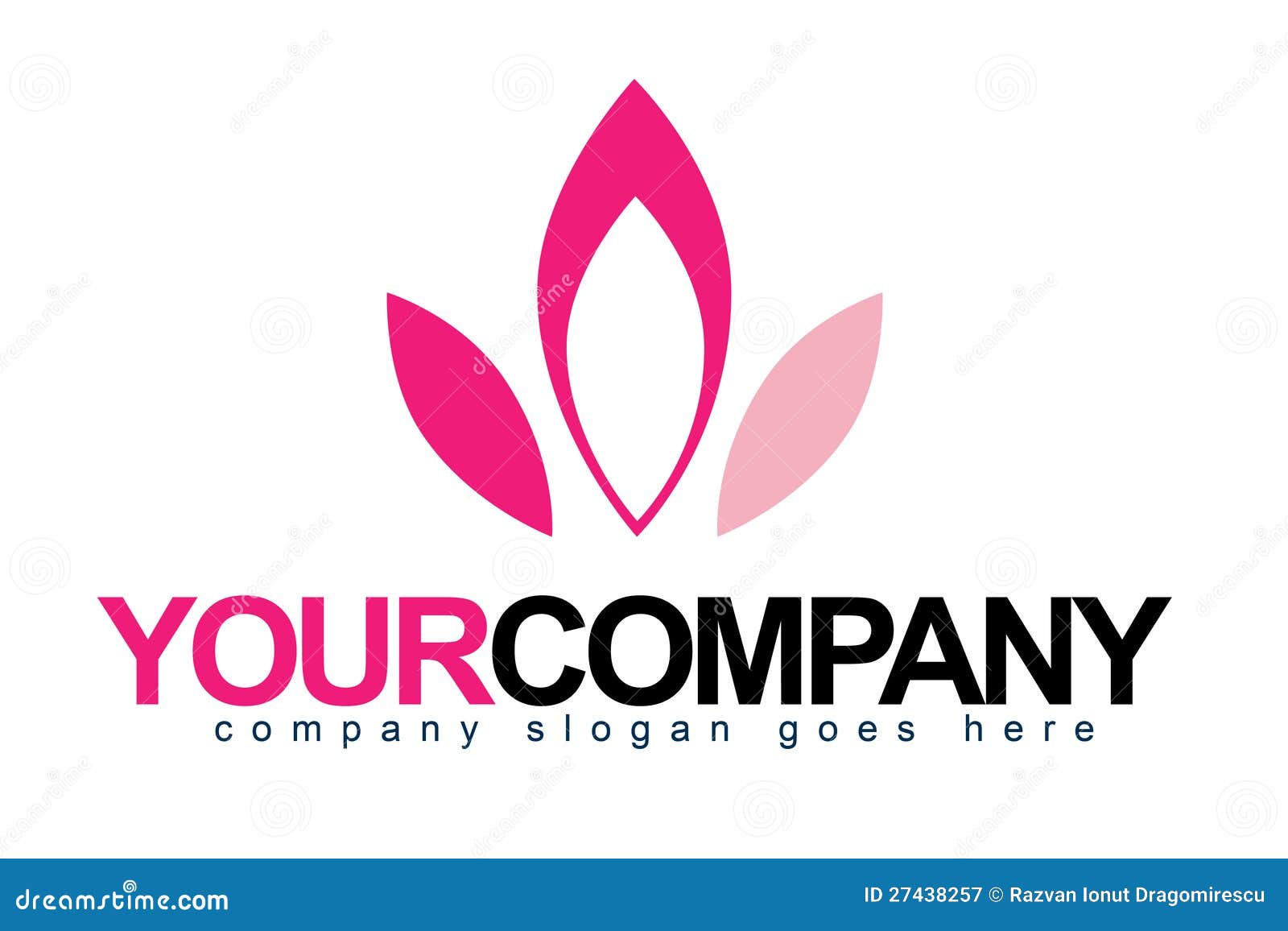 Flower Petals Logo Royalty Free Stock Photography - Image: 27438257