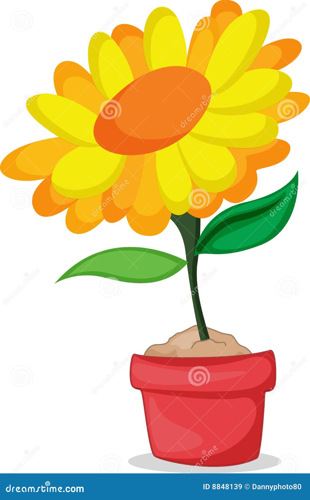 free clip art flowers in pots - photo #46