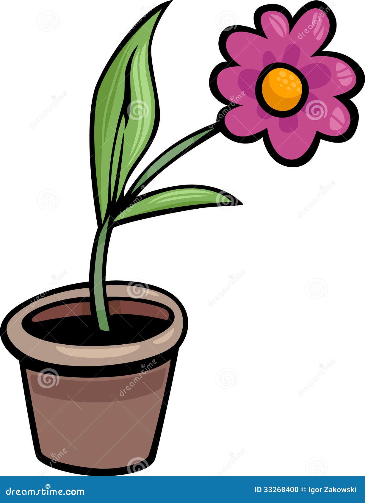 clipart flower in pot - photo #16