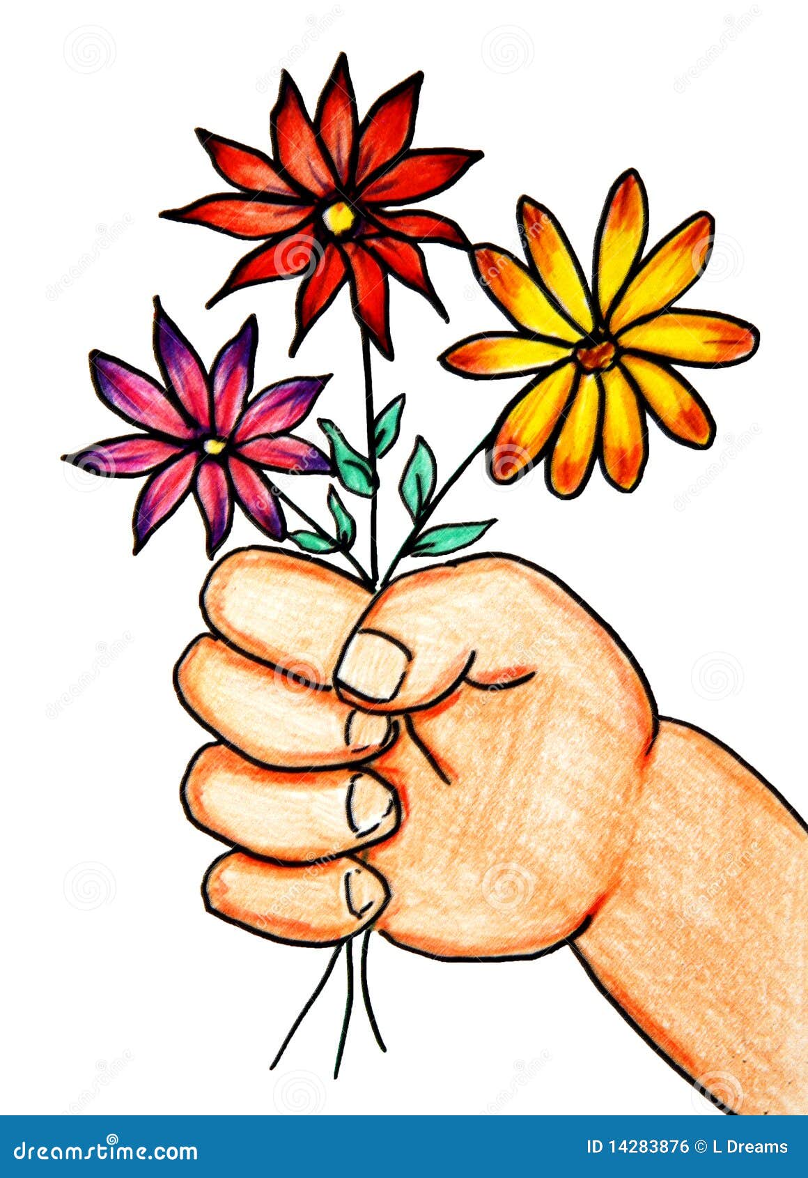 clipart giving flowers - photo #12