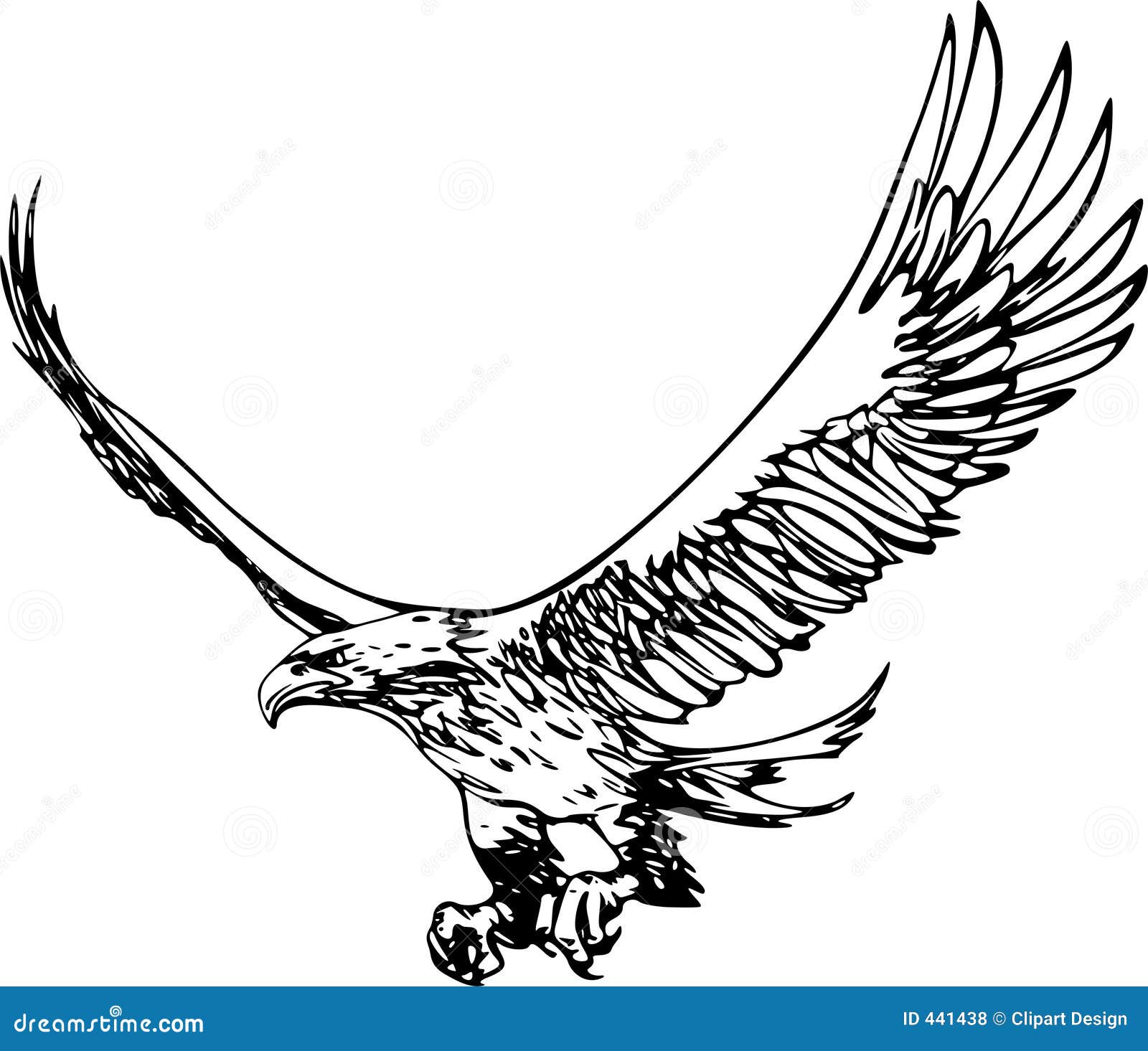flying eagle clip art free download - photo #17