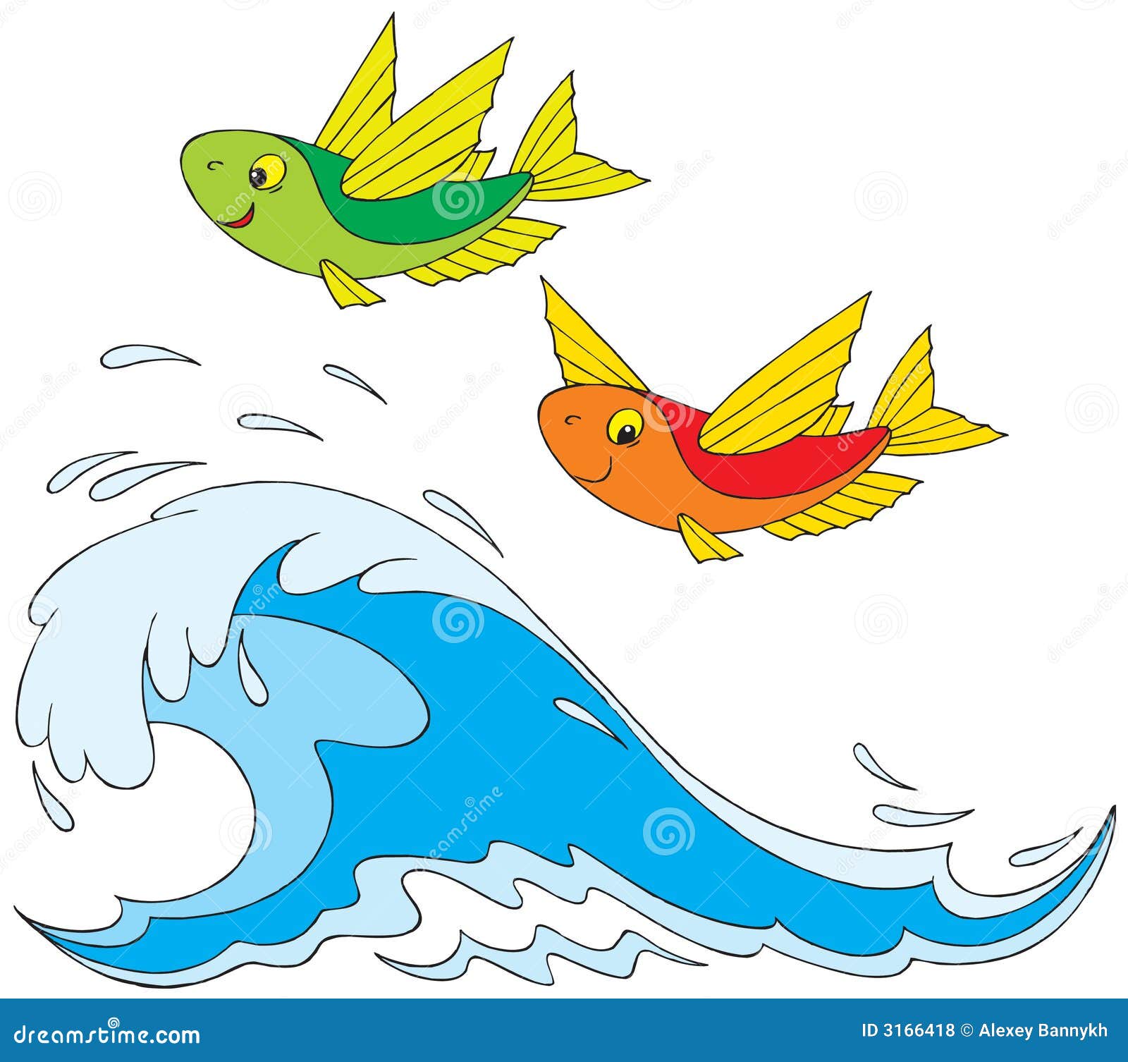 clipart flying fish - photo #5