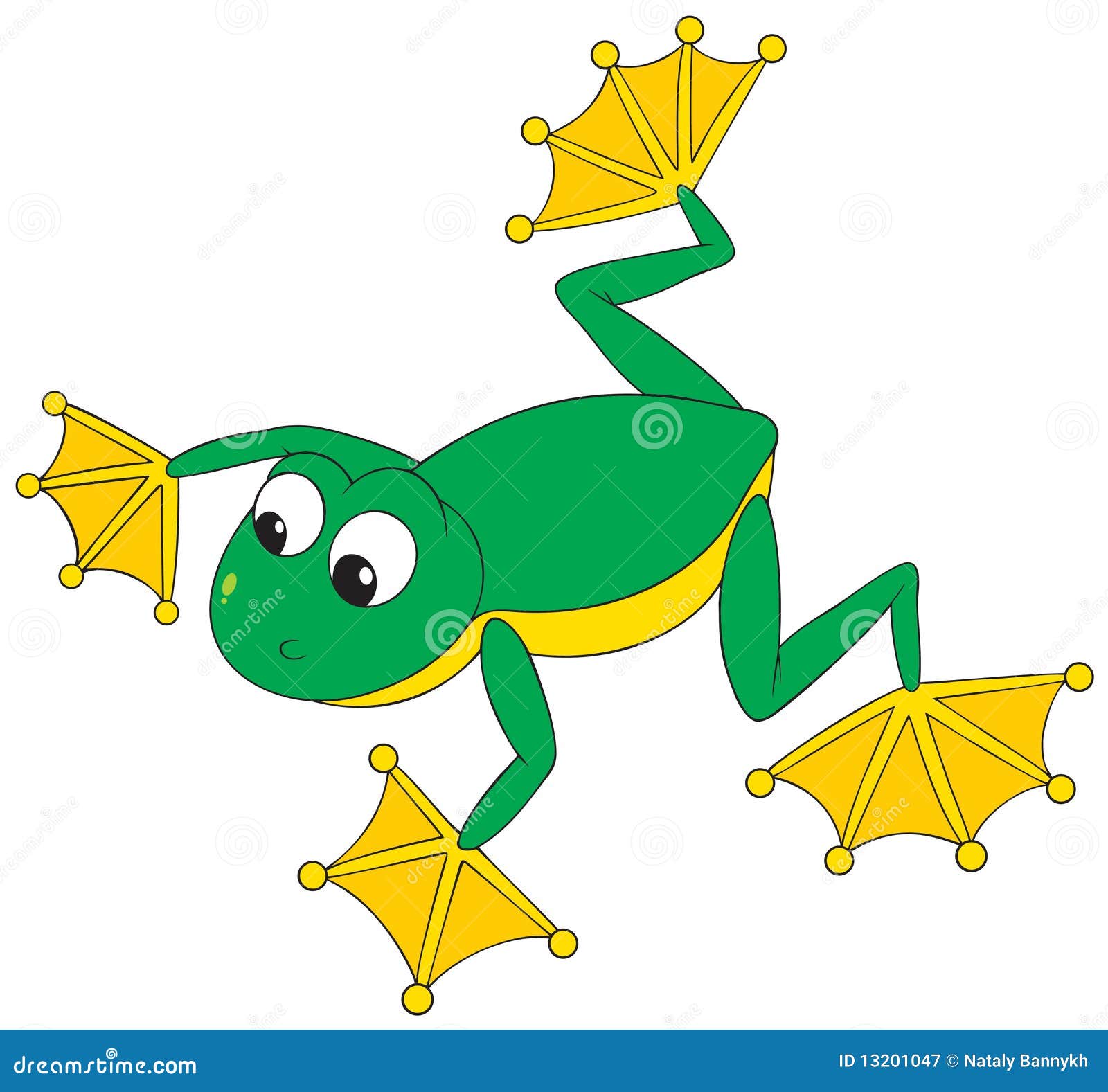 yellow frog clipart - photo #37