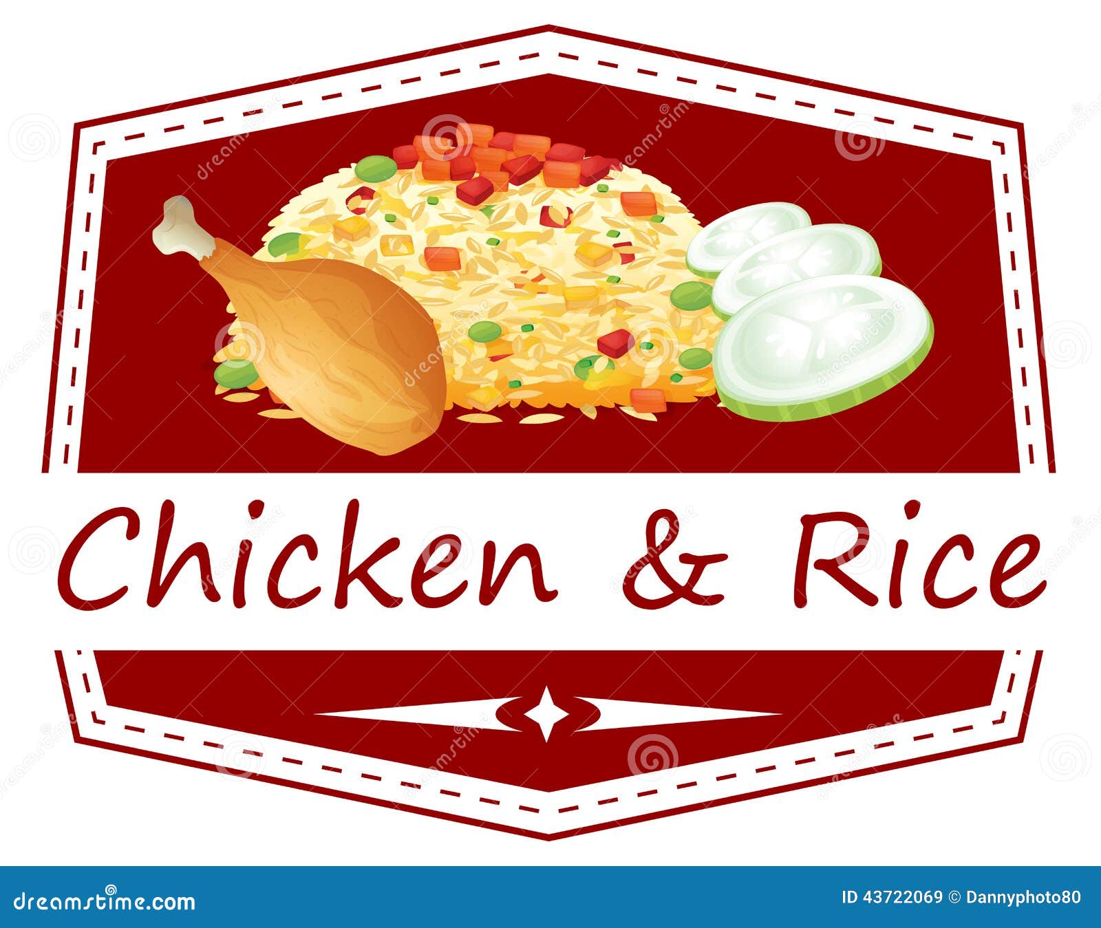 chicken rice clipart - photo #40