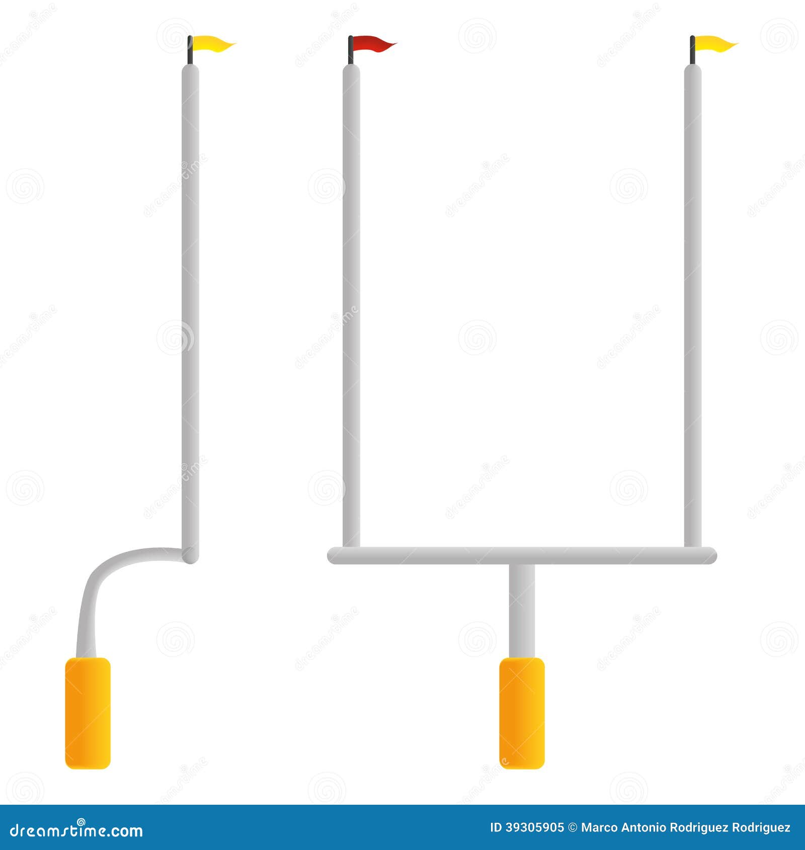 free clipart football goal posts - photo #44