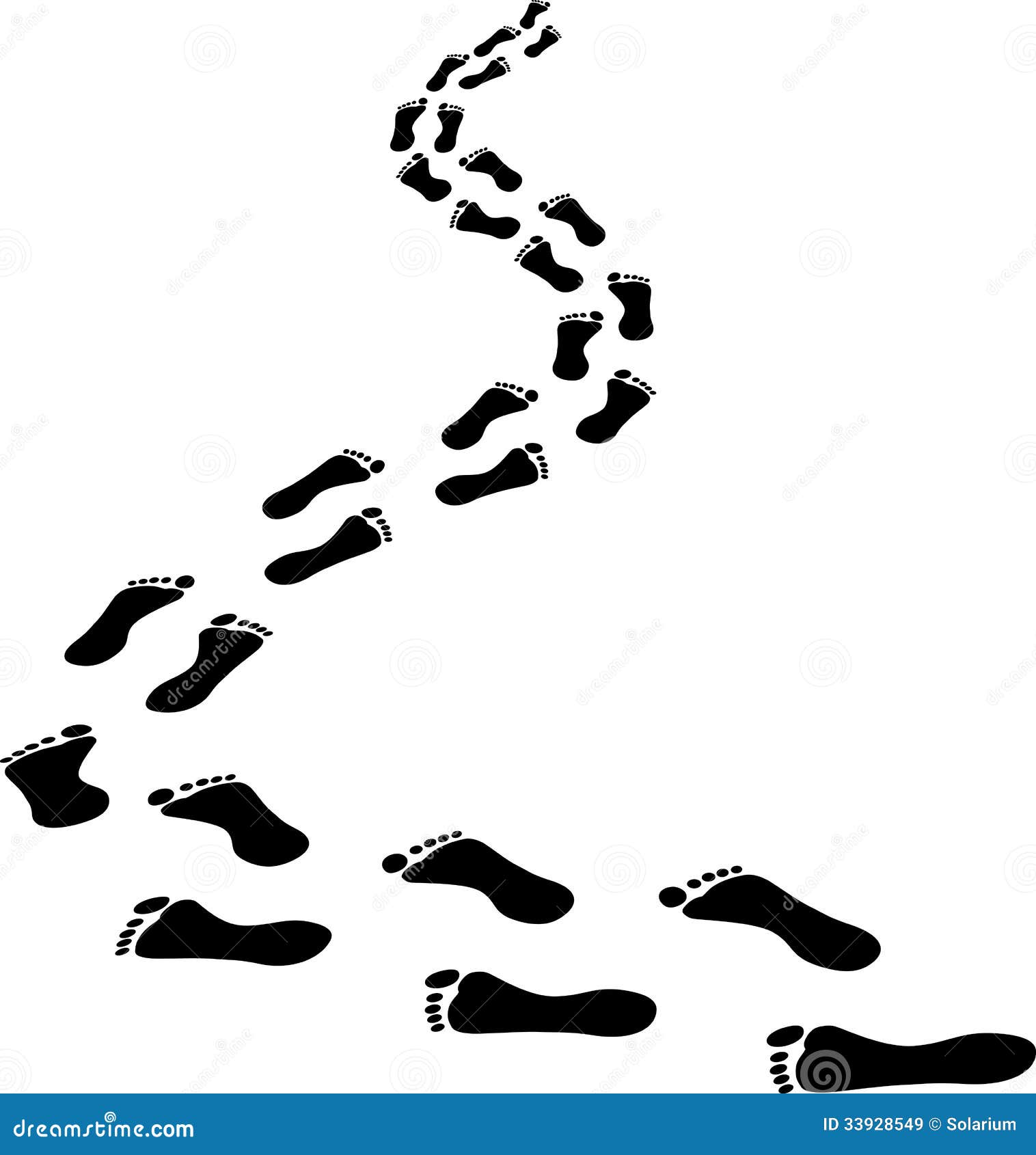 Footprints Royalty Free Stock Images - Image: 33928549