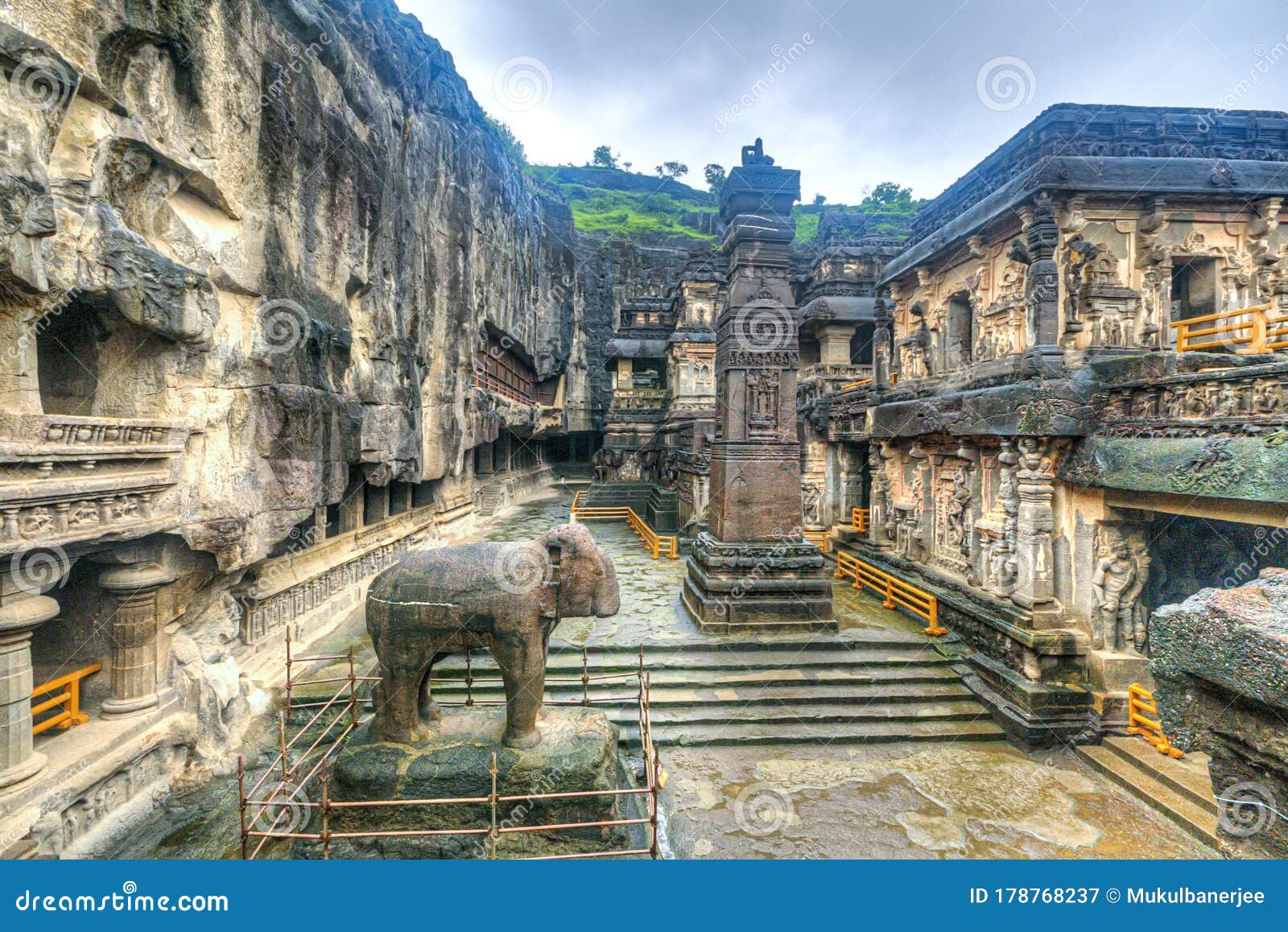 The Kailasa Or Kailasanatha Temple Is One Of The Largest Rock Cut Ancient Hindu Temples Cave