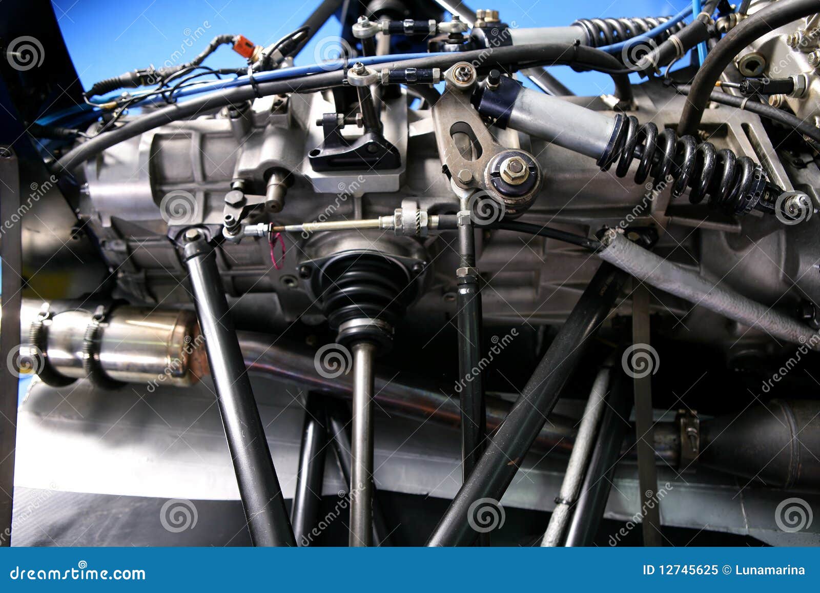 Formula One Car Engine Detail Royalty Free Stock Photo Image 12745625