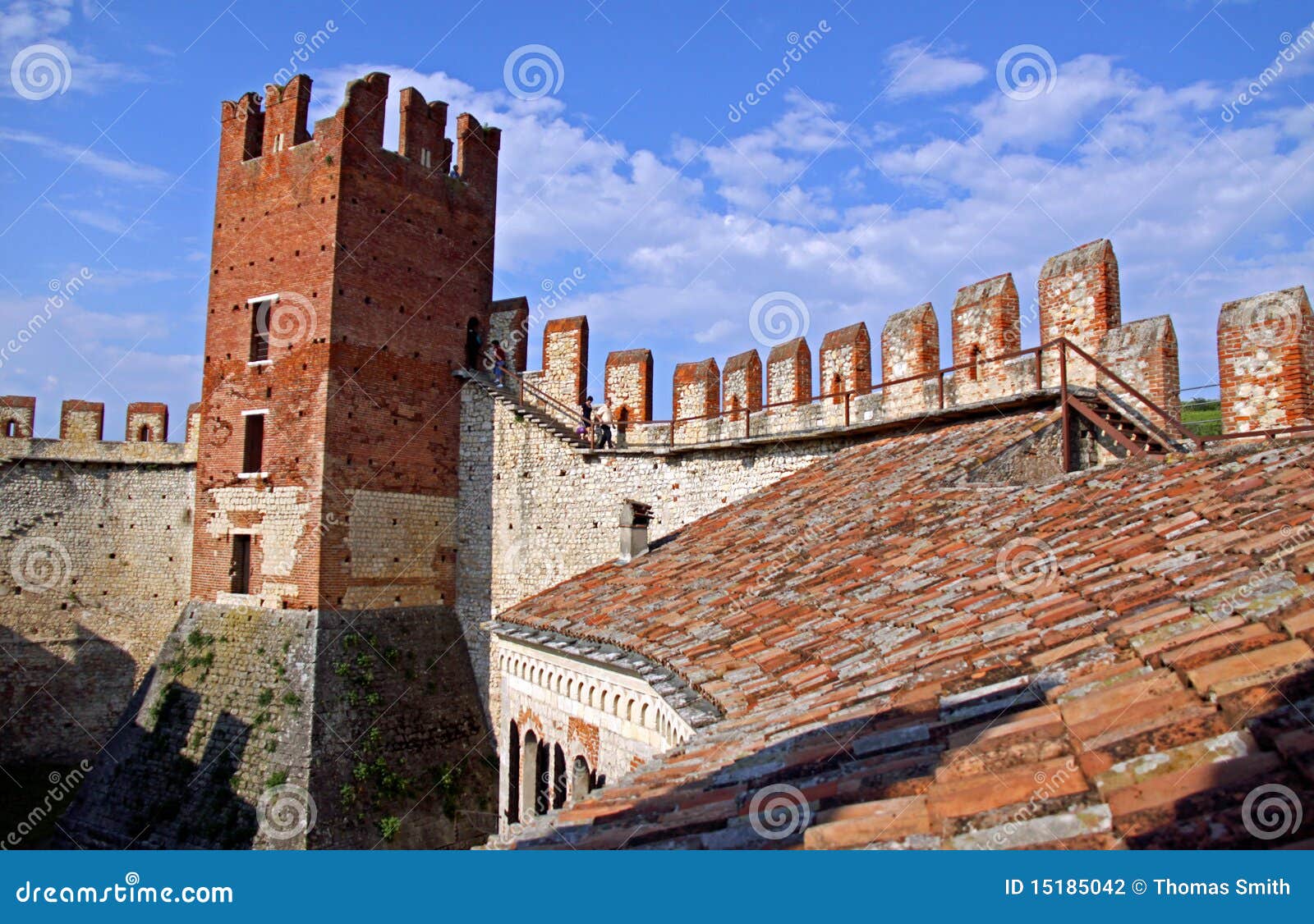 The Fortified Walls Of An Italian Castle Editorial the fortified walls of an italian castle editorial